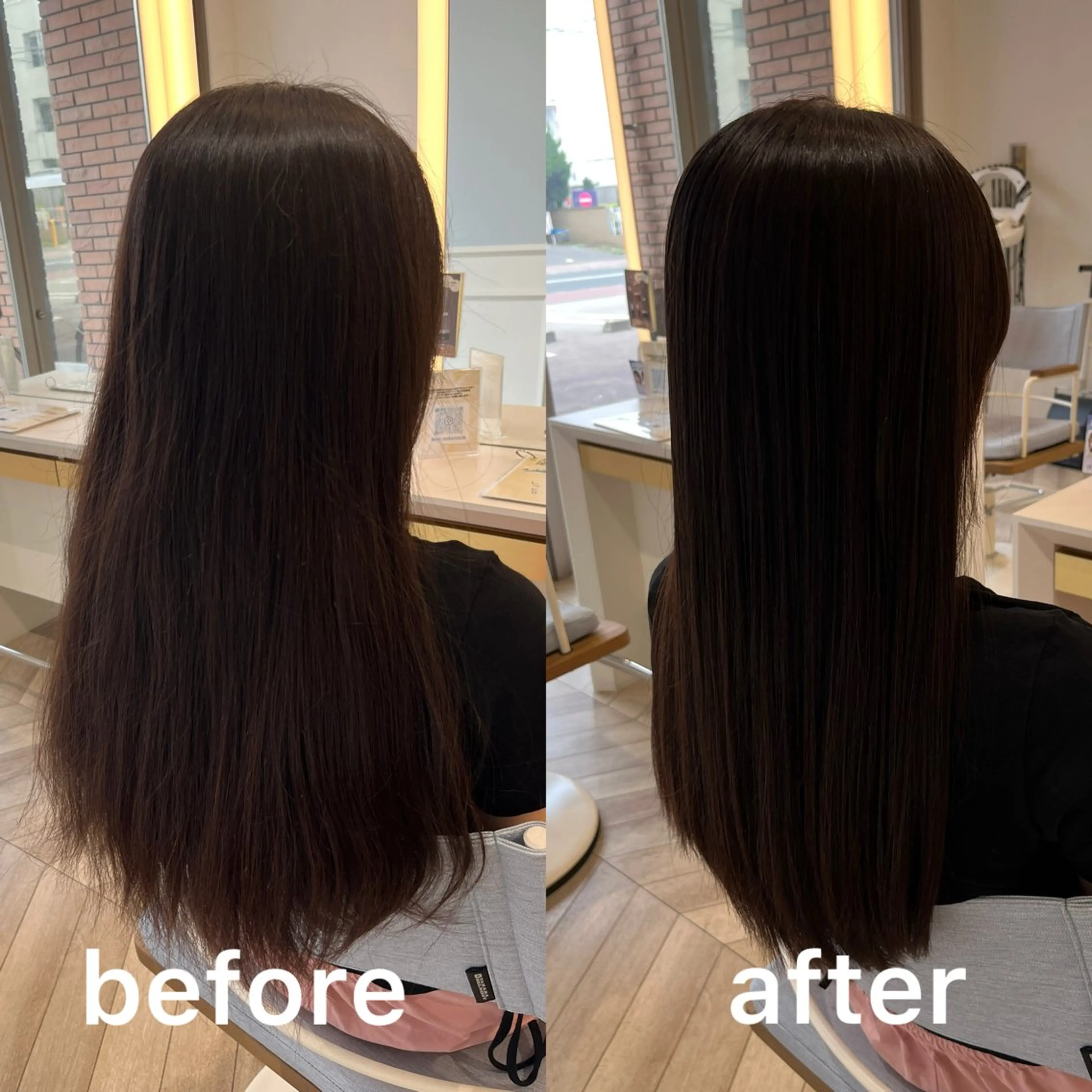 ロング 髪質改善 縮毛矯正 カット 縮毛矯正 トリートメント 縮毛矯正／ 似合わせ／古津遼平のヘアスタイル