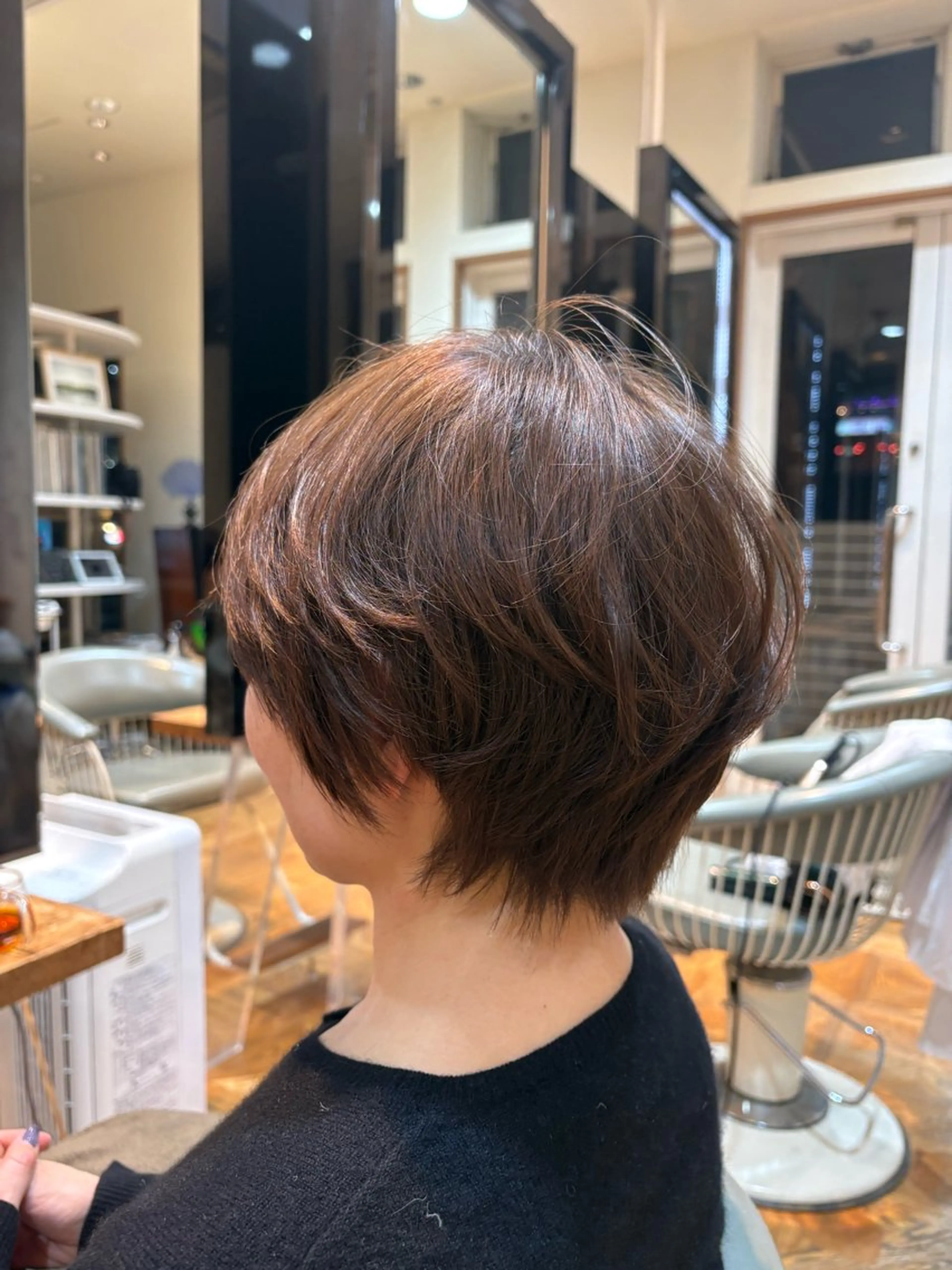 【ショートカット】朝のスタイリングも簡単に✨️（超音波トリートメント付き）の写真