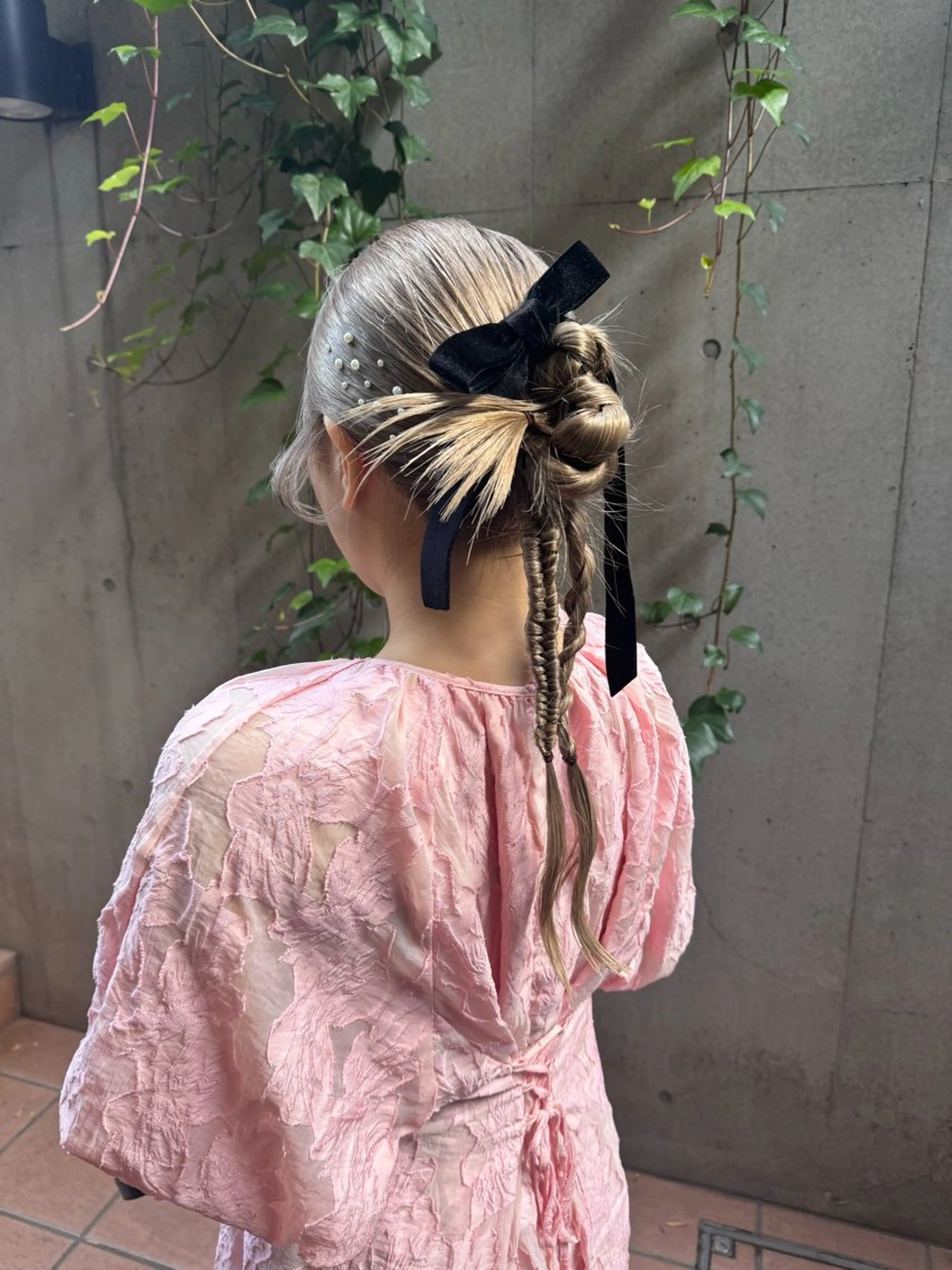 セミロング ヘアアレンジ ヘアセット 🎗️【ヘアセット 美眉】吉川玲🎗️のヘアスタイル