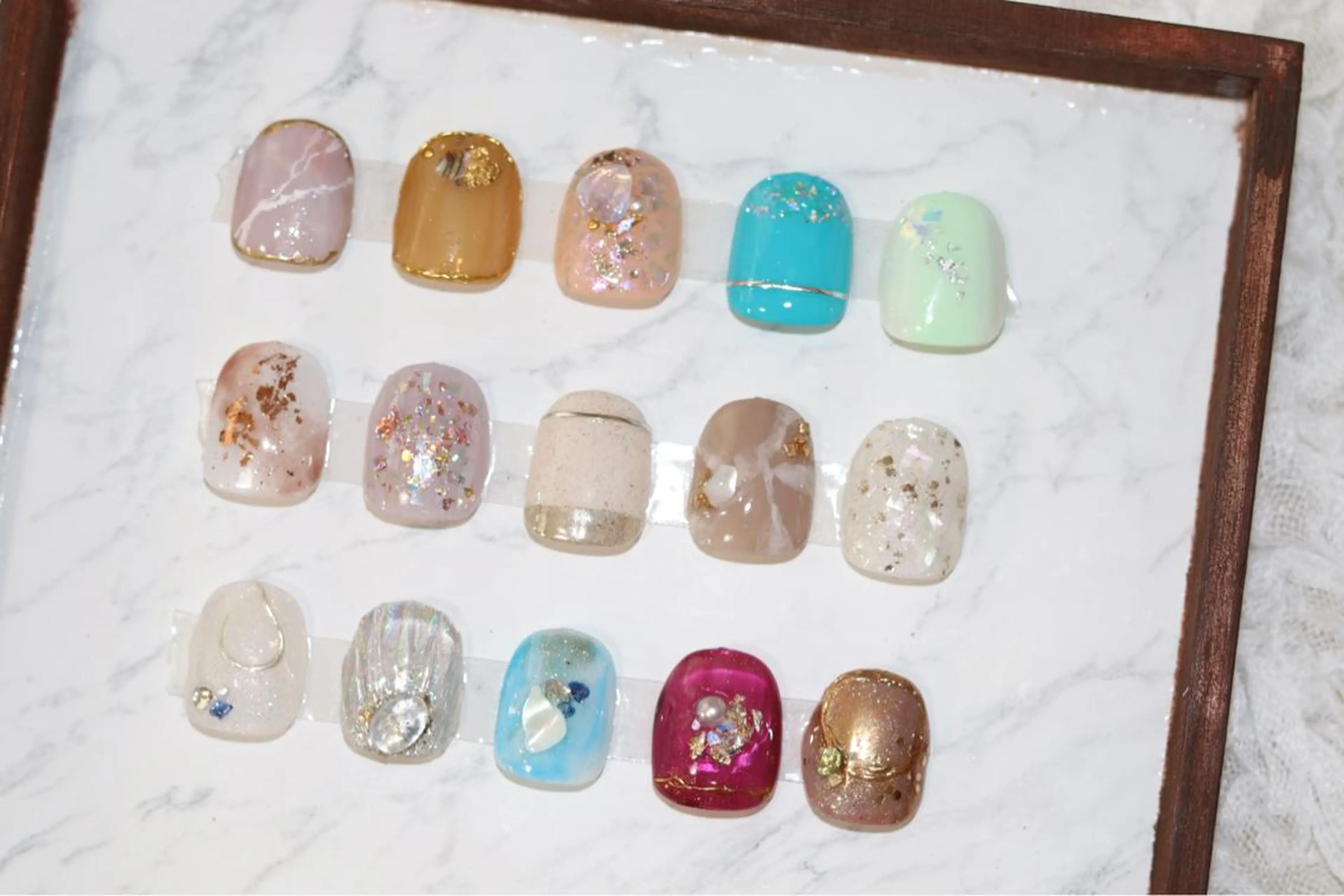 ネイル フットネイル nailsalon Puretéのネイルデザイン