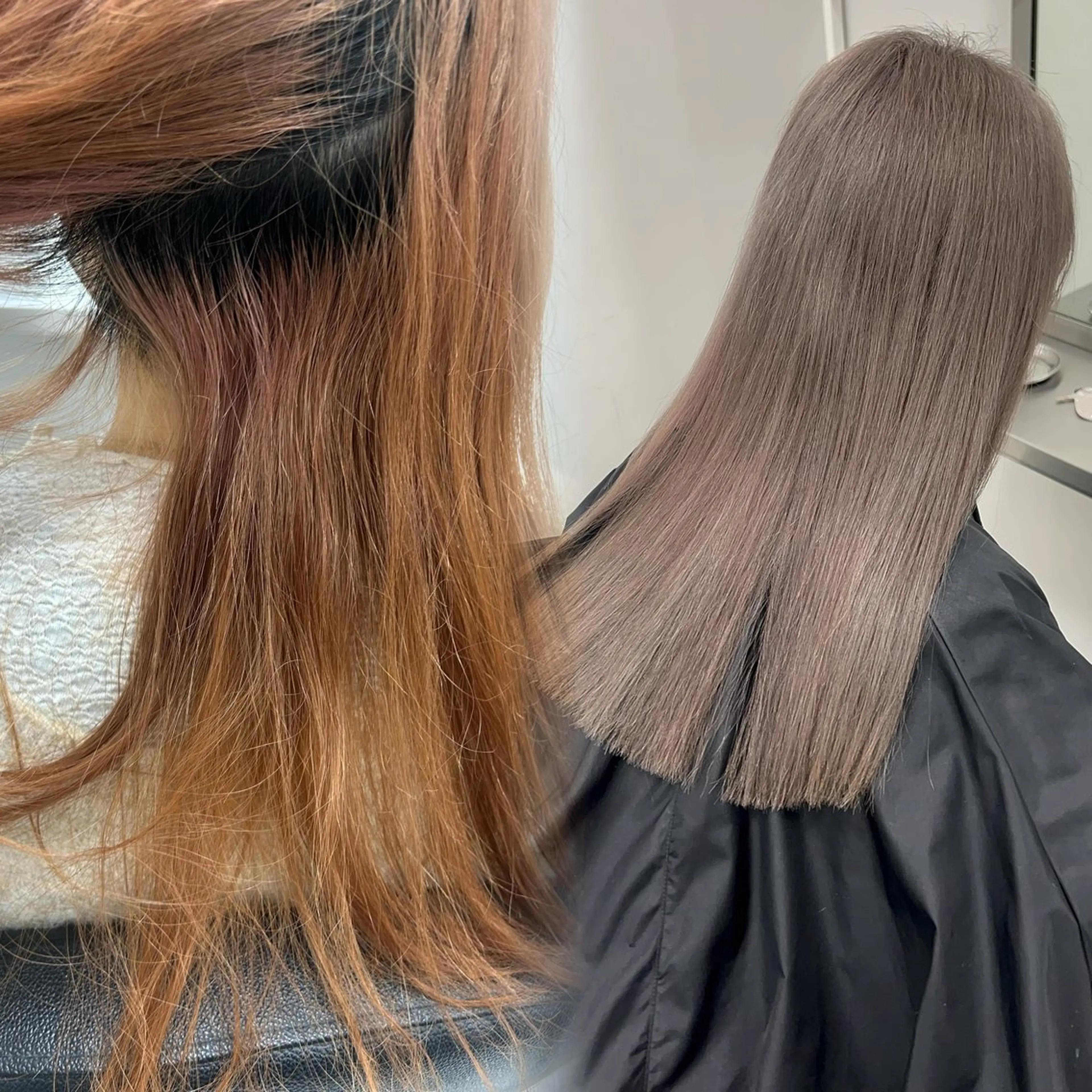 ロング カラー ヘアアレンジ カット ヘアカラー トリートメント beleza scelto所属・ハイトーン、暗髪特化 ♡shoka♡のヘアスタイル