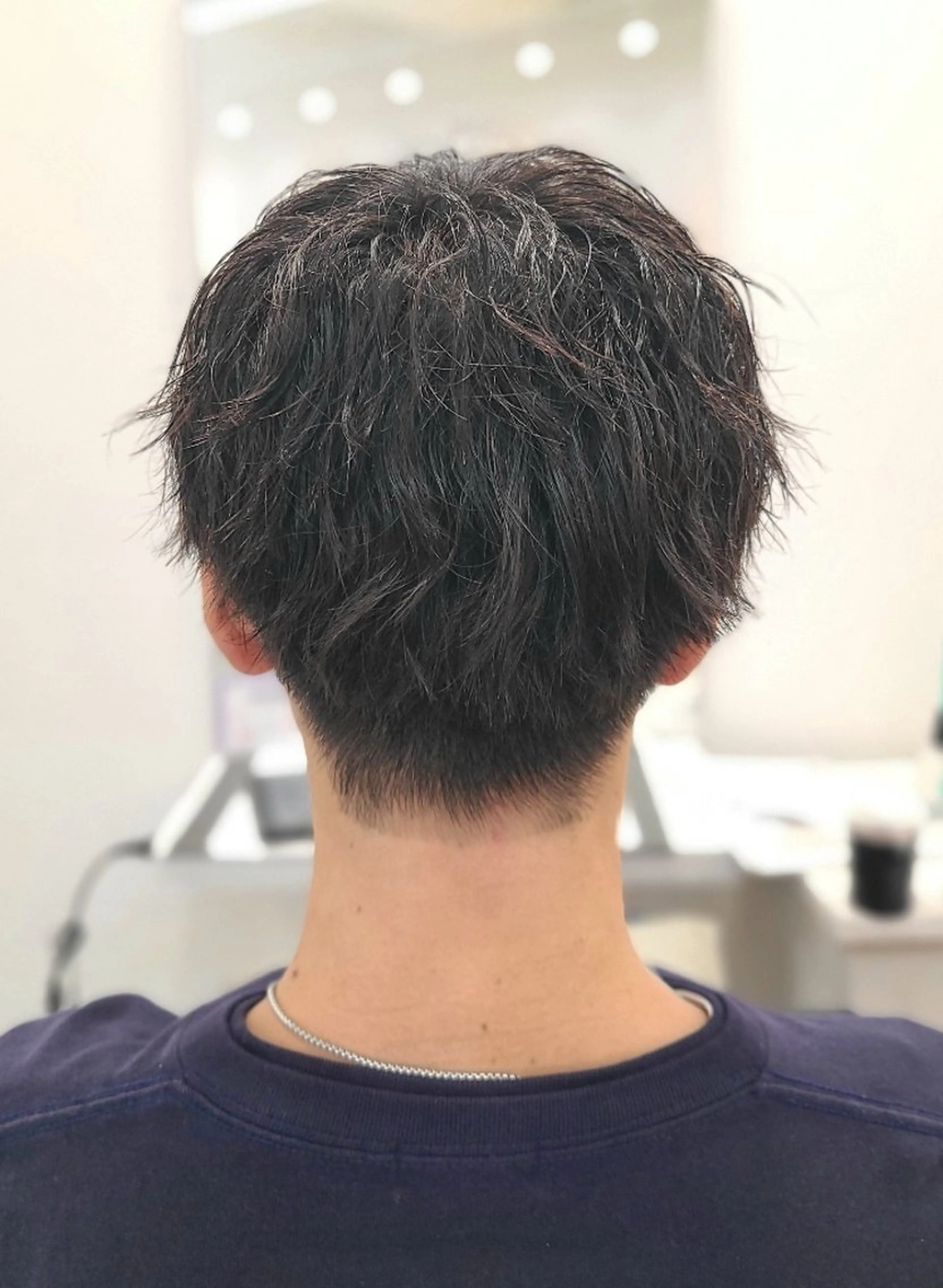 ショート パーマ メンズ メンズパーマ スパイラルパーマ カット パーマ 桐島 令奈のヘアスタイル