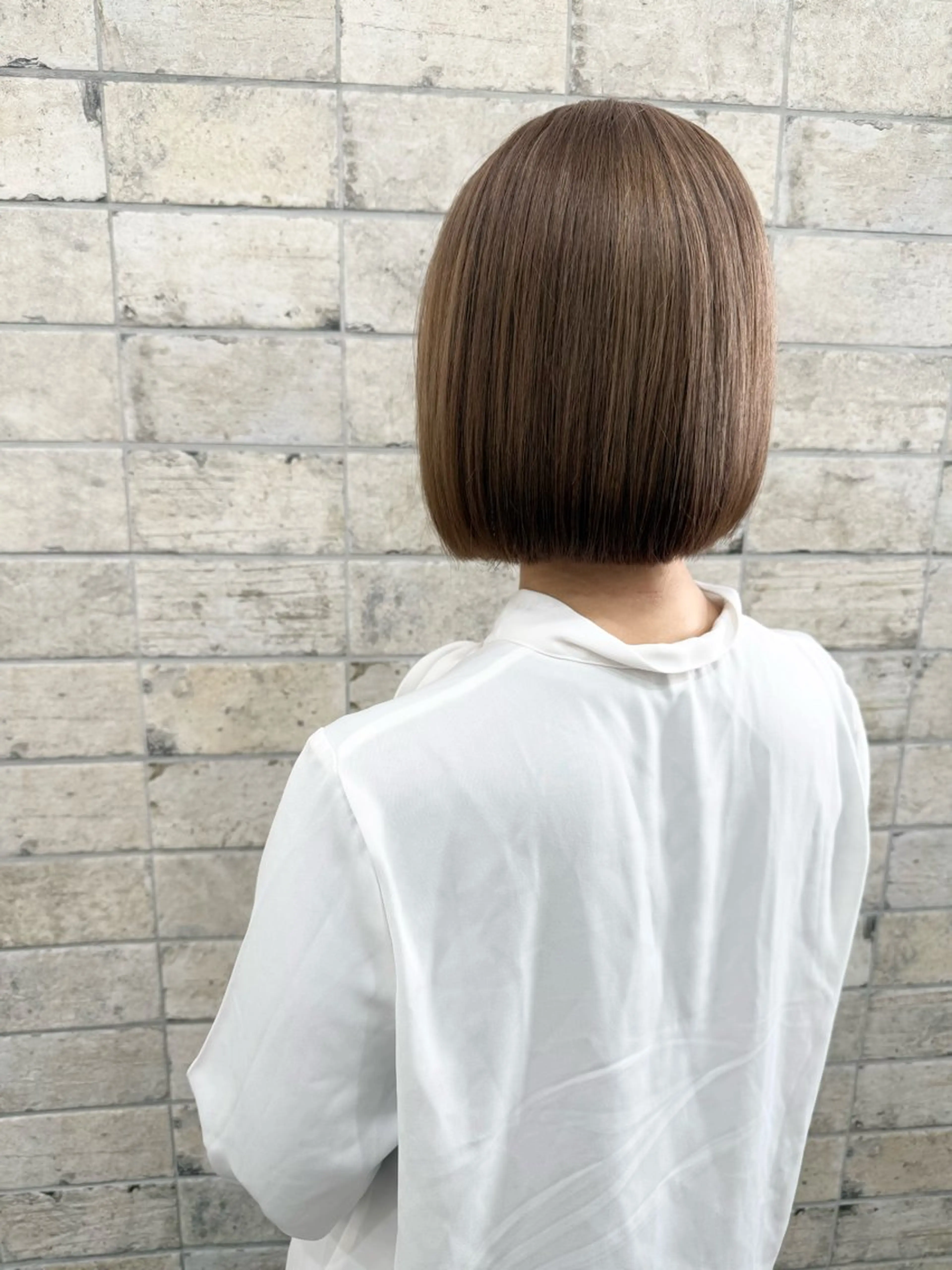 ショート カラー ベージュカラー カット ヘアカラー オーナースタイリスト 奈須雄紀のヘアスタイル