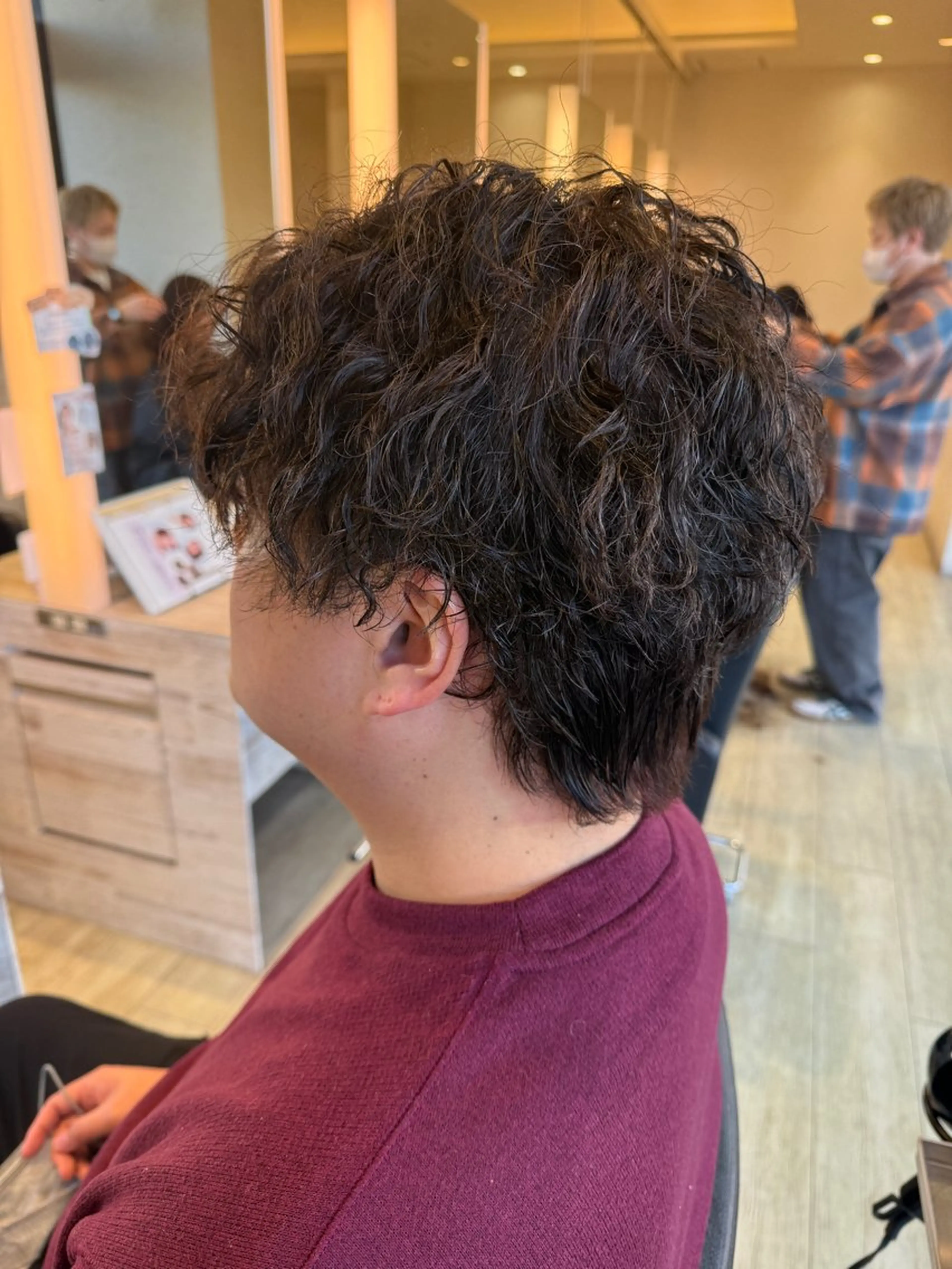 ショート カット パーマ NYNY四條畷 嶌野衣純のヘアスタイル