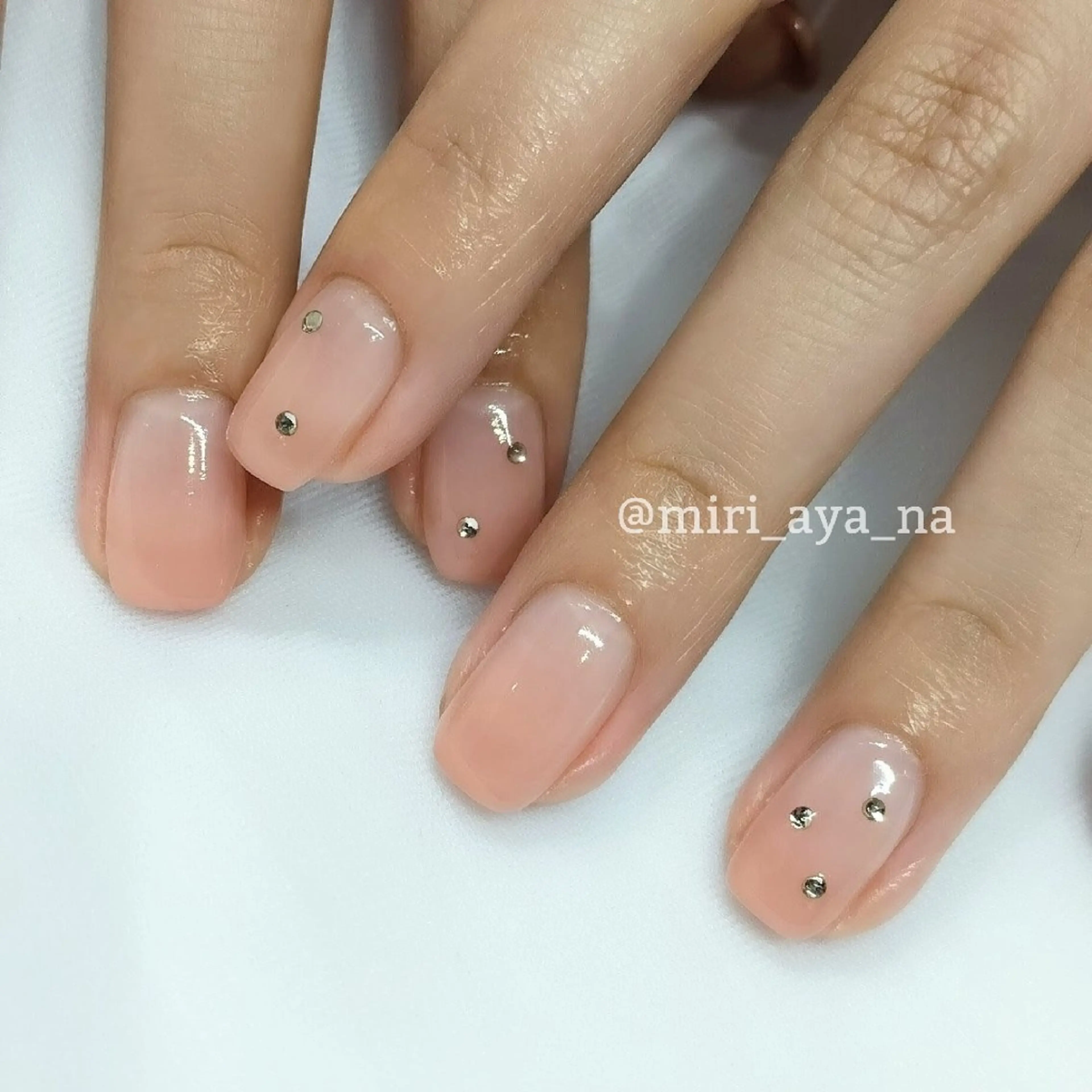 ネイル ハンドネイル 新宿代々木/ちゅるん キレイめ/miriのネイルデザイン