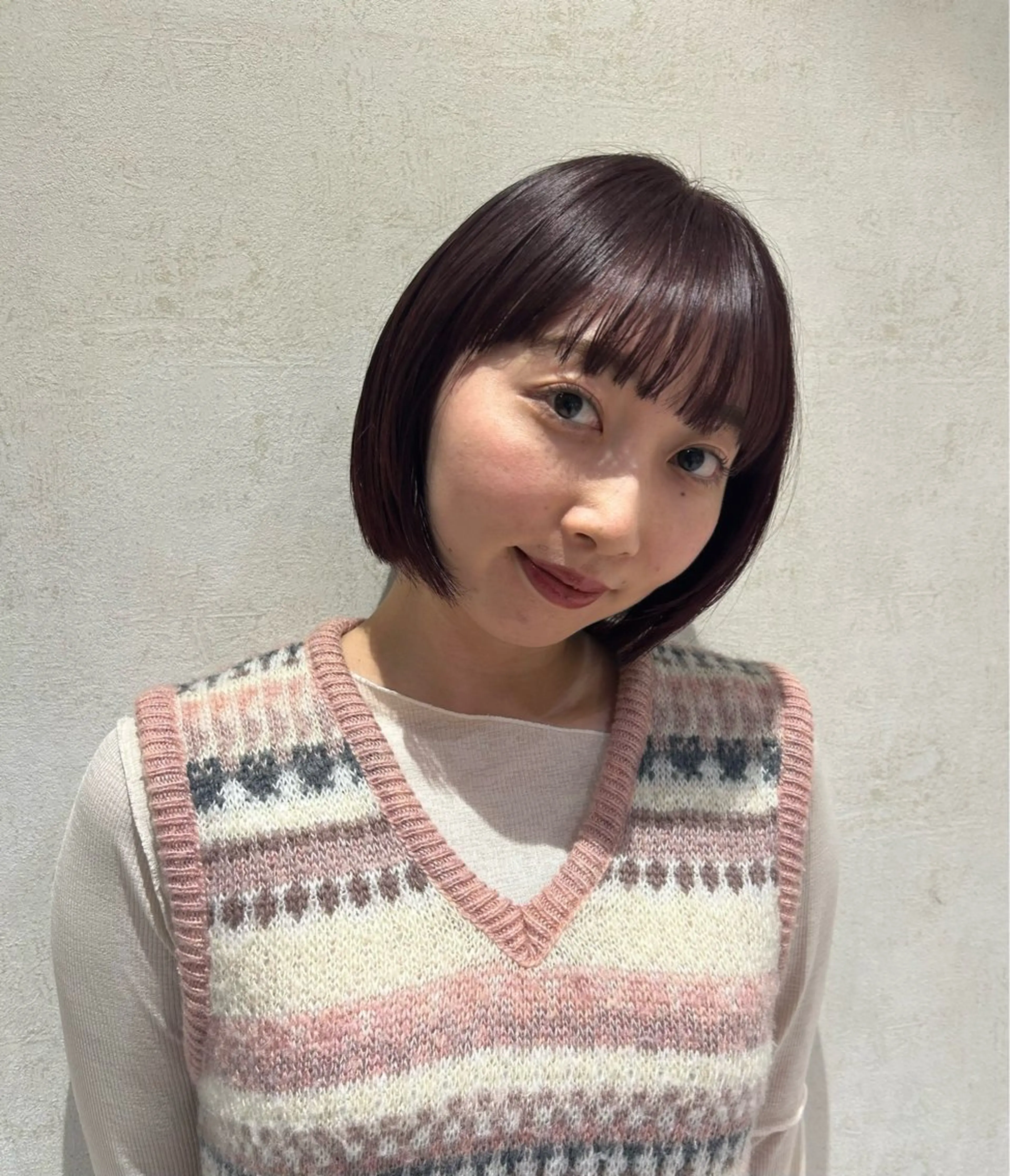 ショート カラー Sora/レイヤー/ 似合わせカラー🤎のヘアスタイル