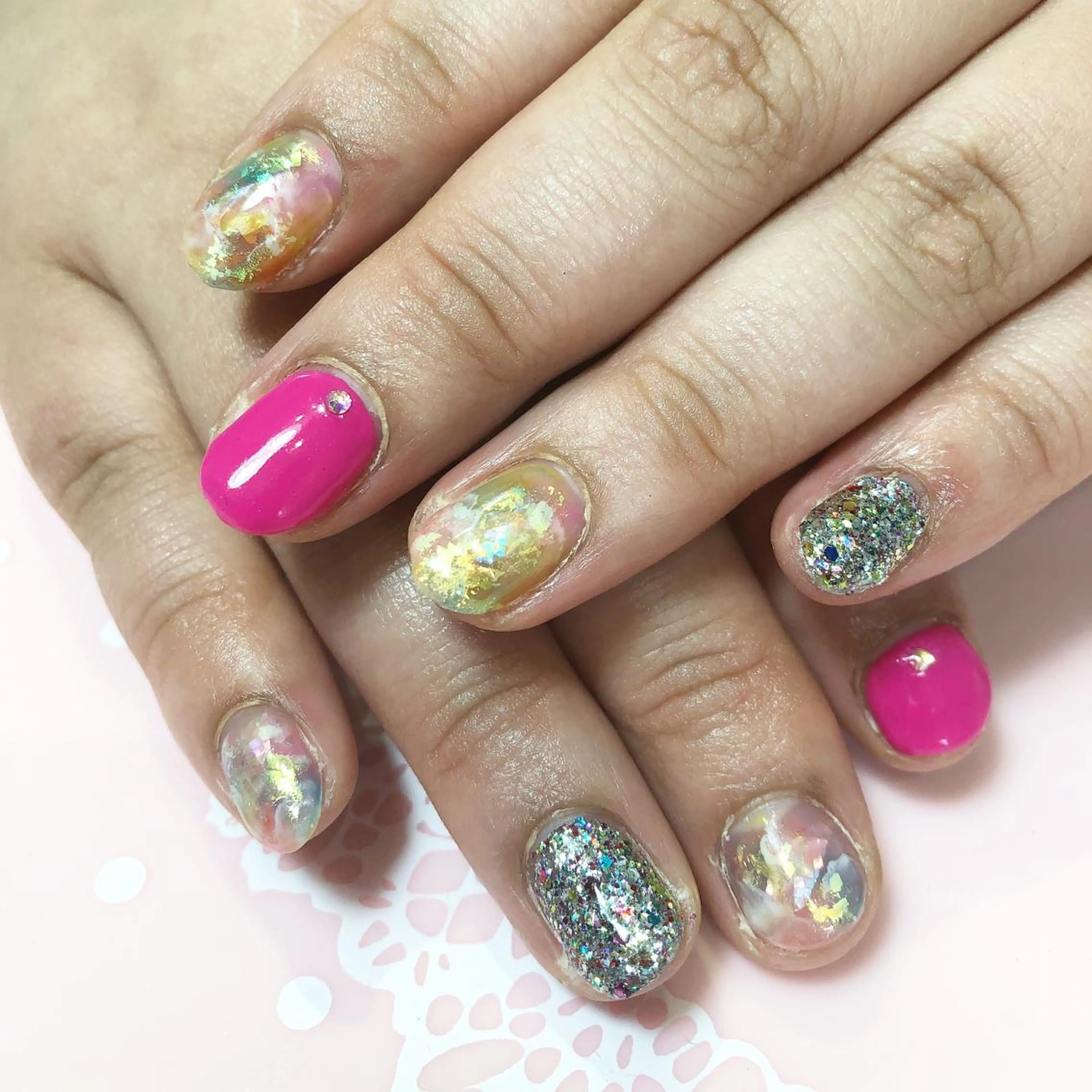 ネイル アートネイル 夏ネイル ハンドネイル ネイルサロン Sweetのネイルデザイン