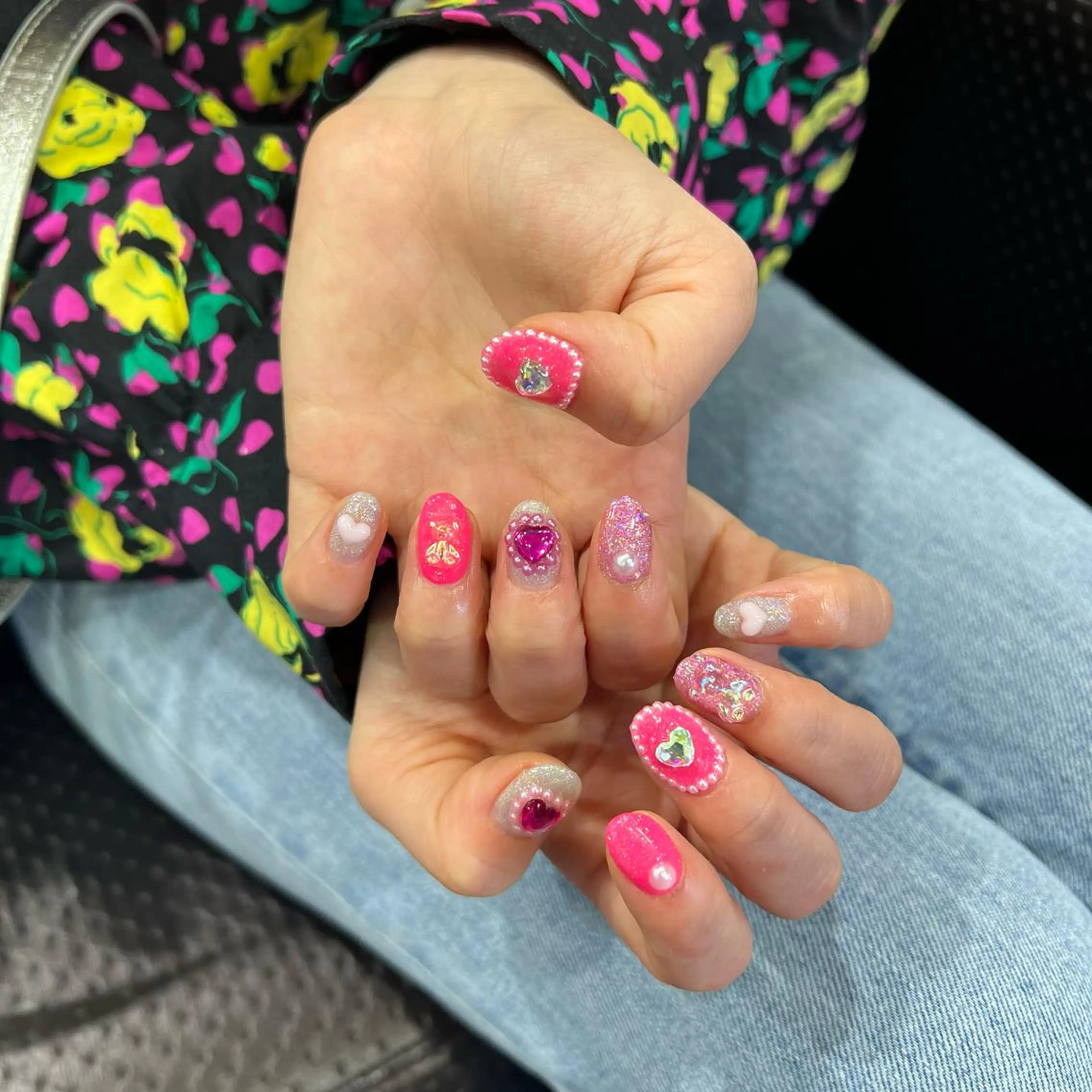 ネイル ハンドネイル 韓国🩶Y2Kネイル 💫くれはのネイルデザイン