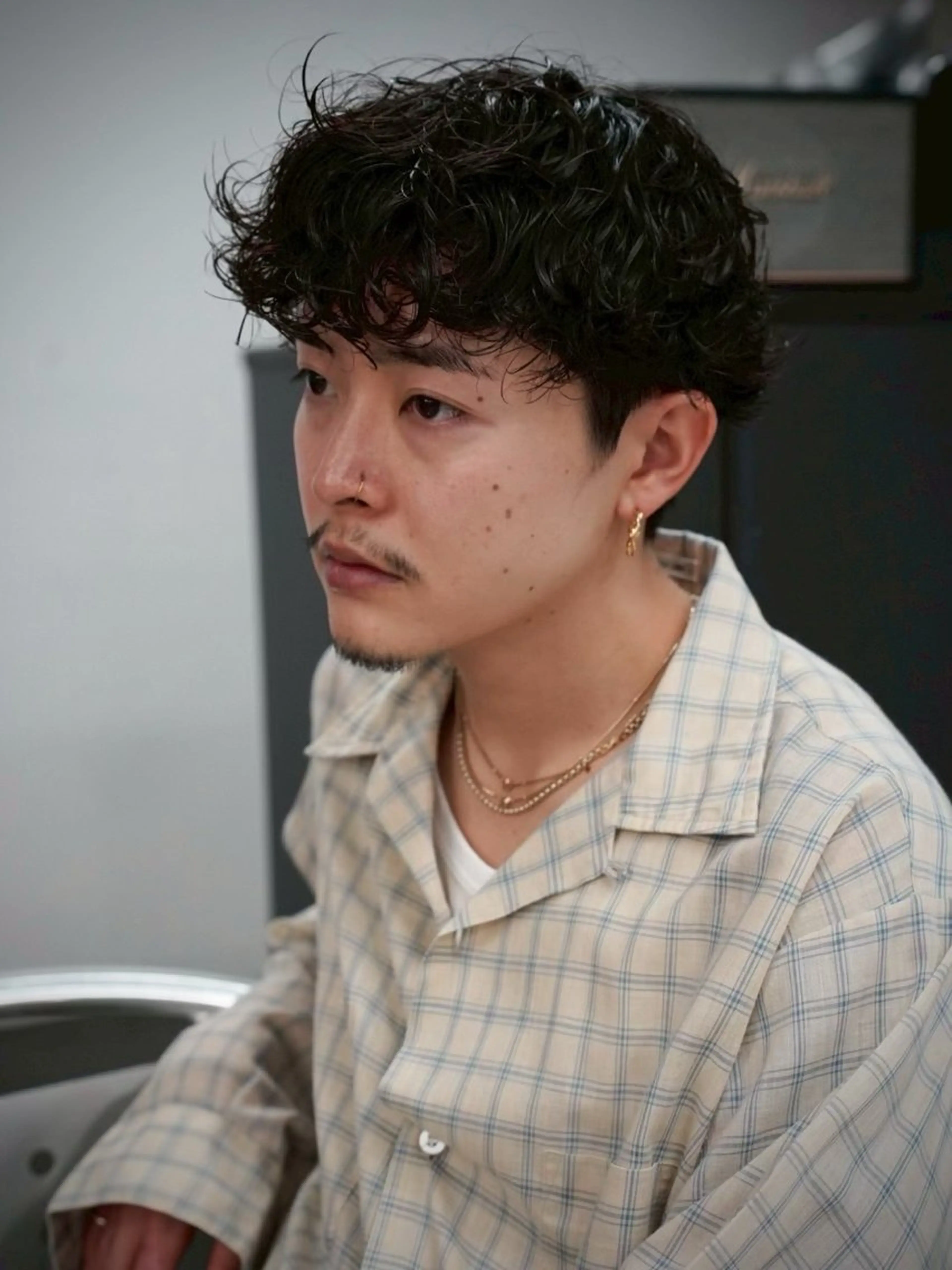 ショート パーマ メンズ メンズパーマ カット パーマ 💈メンズフェード 特化DAIYA💈の眉毛・アイブロウイメージ