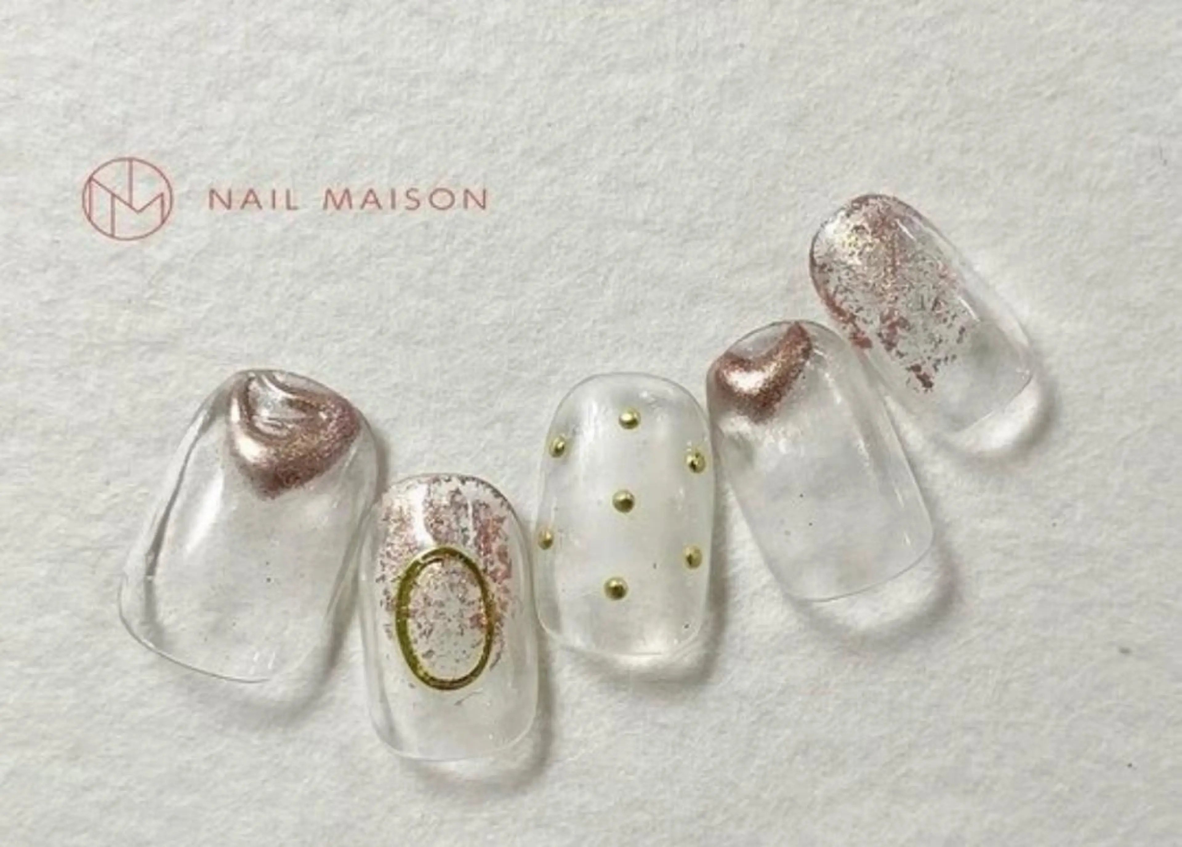 ネイル クリアネイル TAKASUKA Nのネイルデザイン