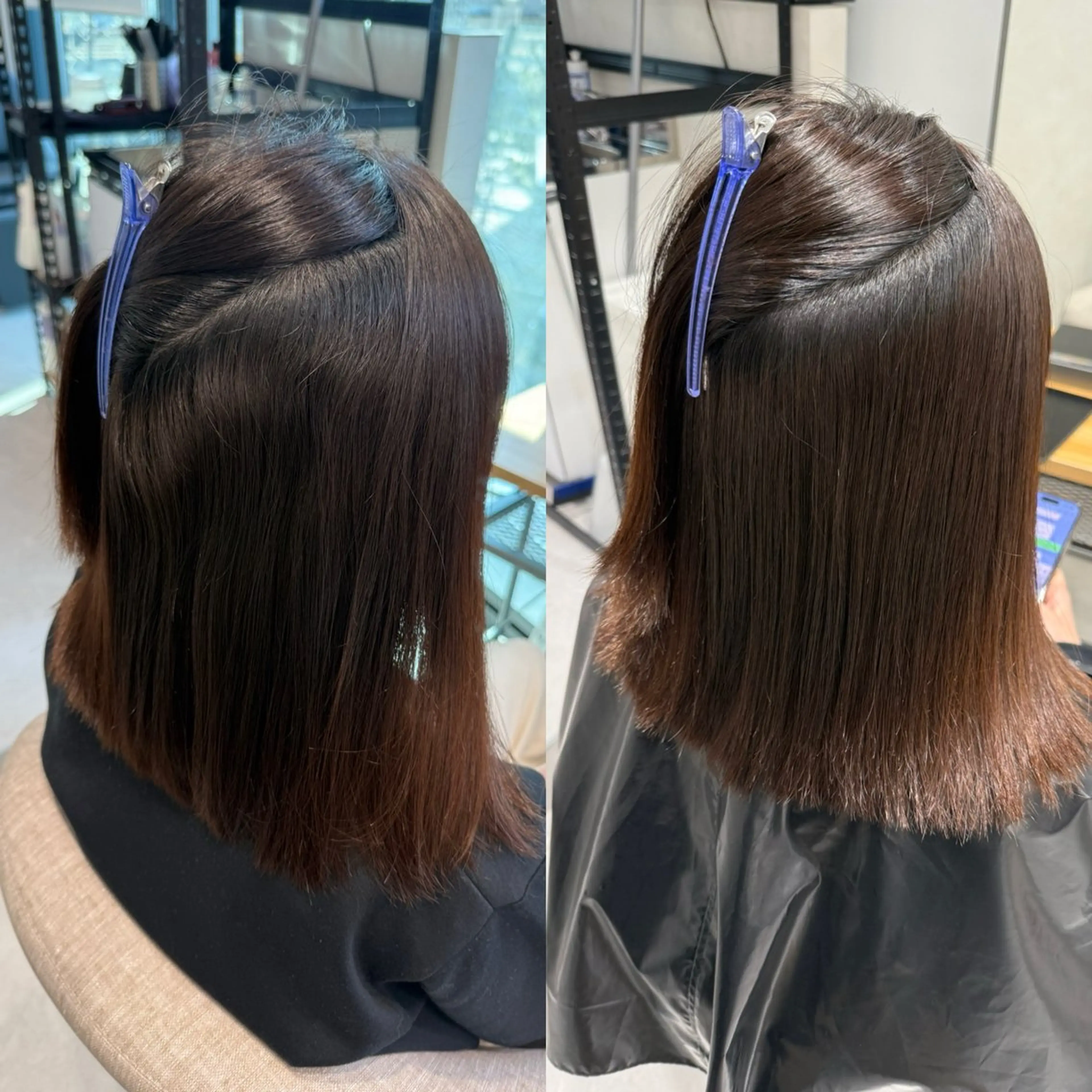 ミディアム カット 縮毛矯正 トリートメント 必ず笑顔で帰っていた だきます！安田祐貴のヘアスタイル