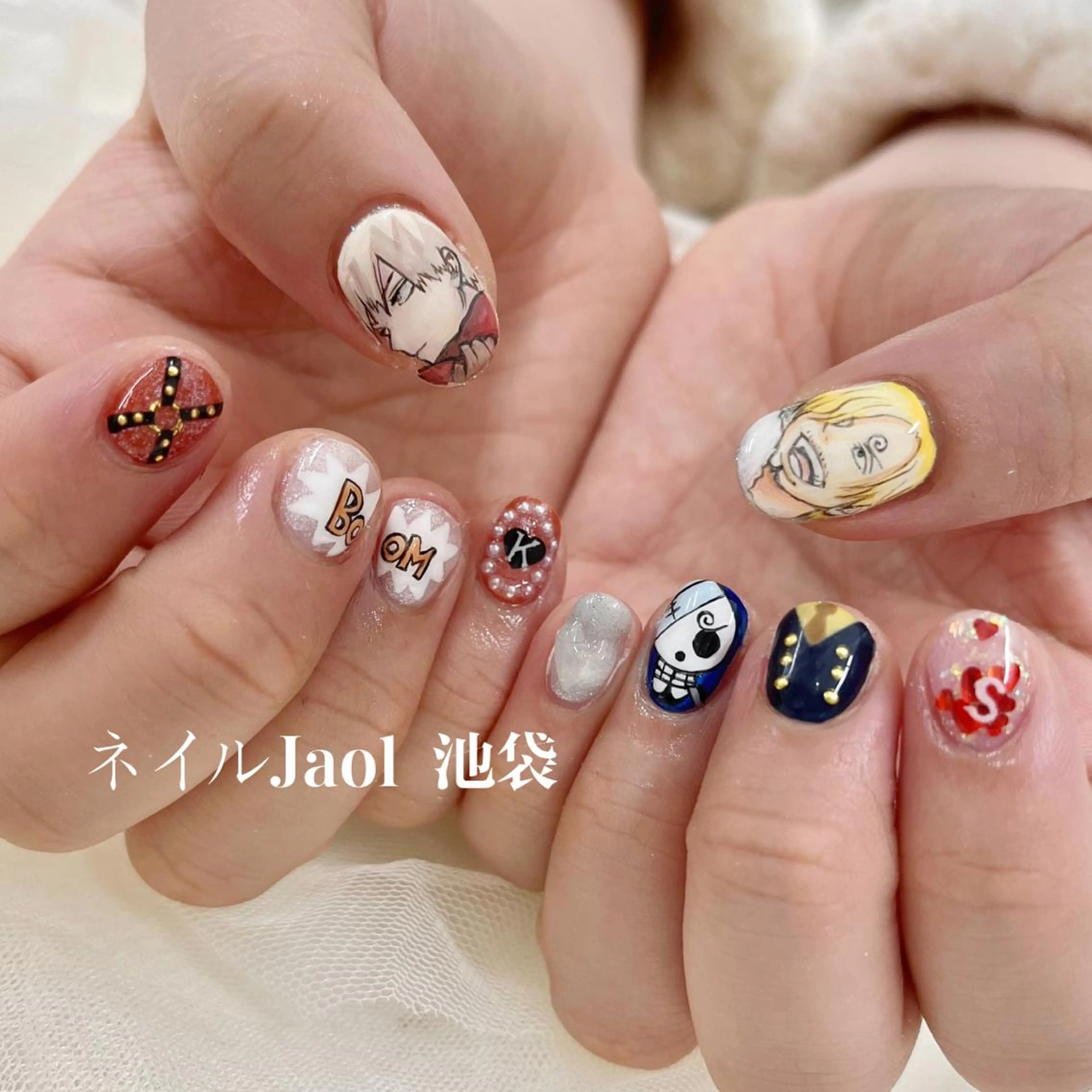 ショート ネイルJaol 池袋のネイルデザイン