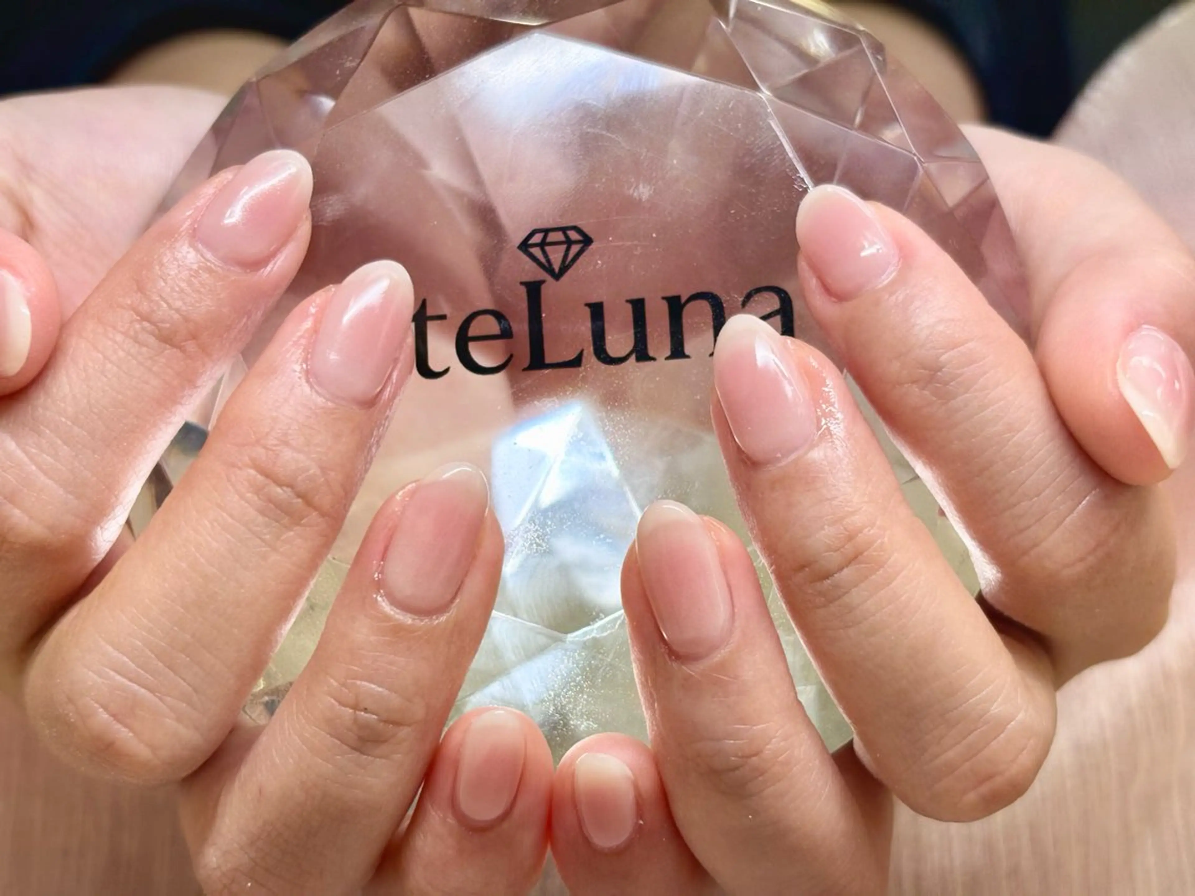 ネイル チークネイル 春ネイル ハンドネイル ETE LUNA NAILのネイルデザイン