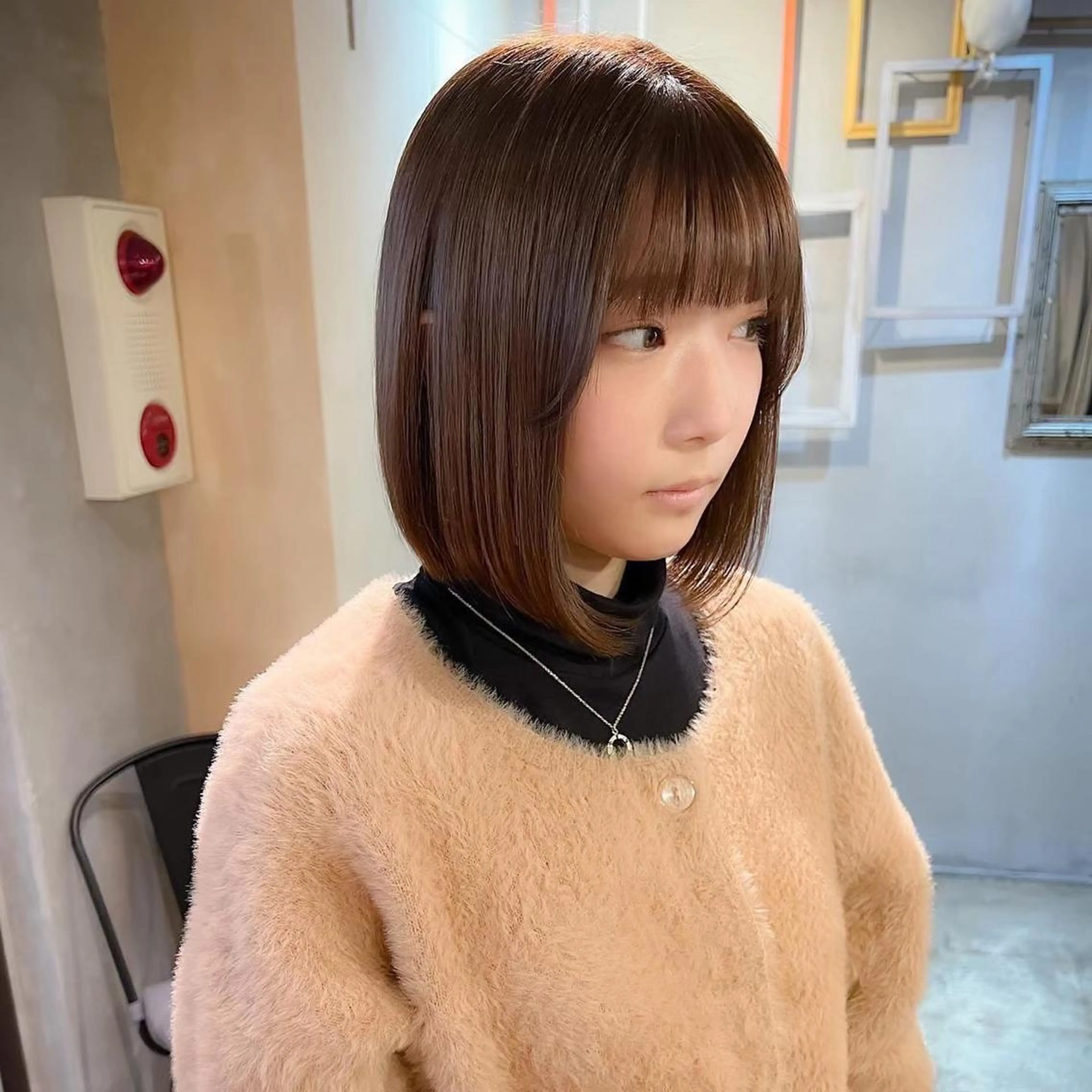 ショート 縮毛矯正 特化アツシのヘアスタイル