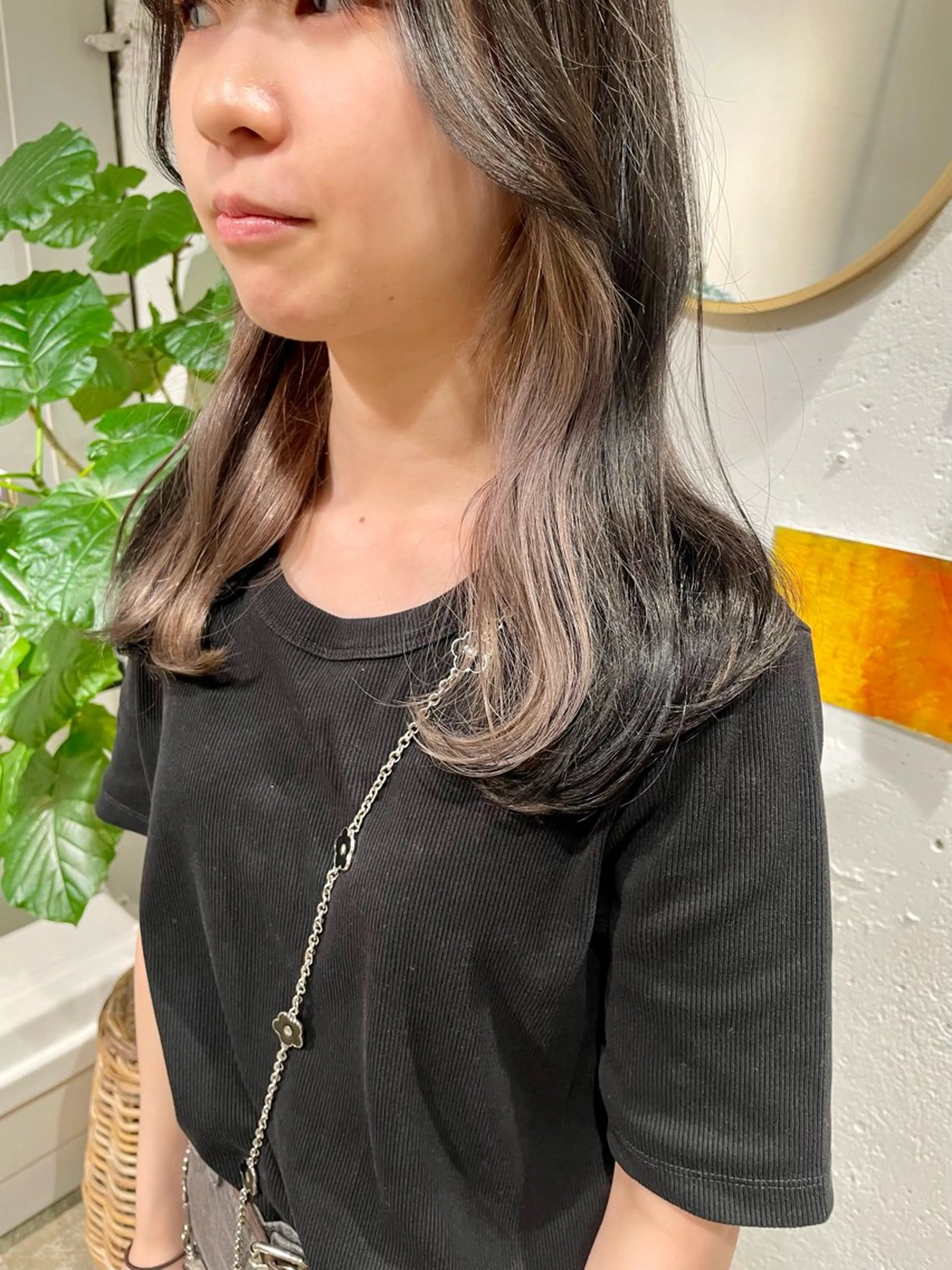 セミロング naho✂︎bob/ layerのヘアスタイル