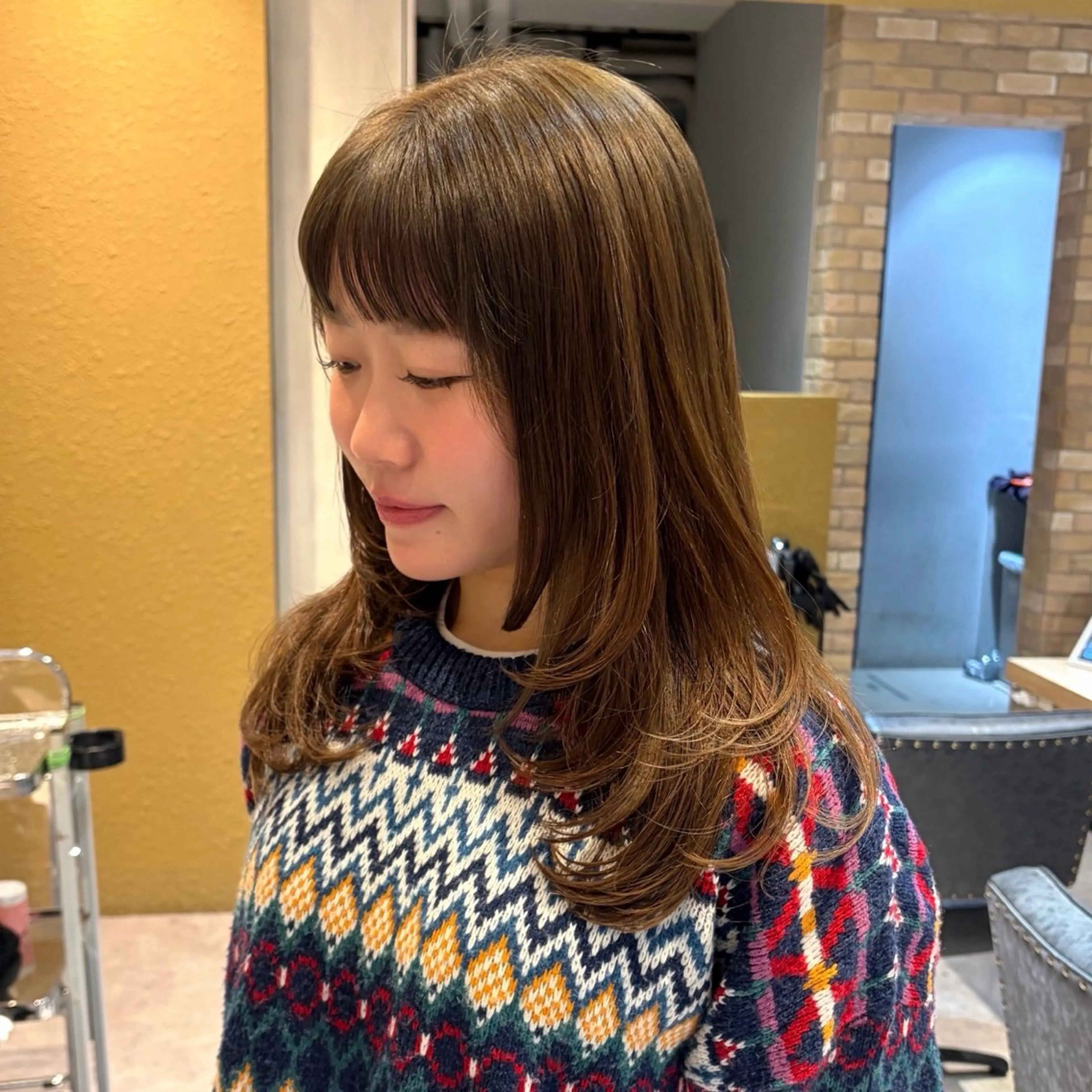 【ブリーチありダブルカラー＋カット】ケアブリーチ変更👌🏻の写真