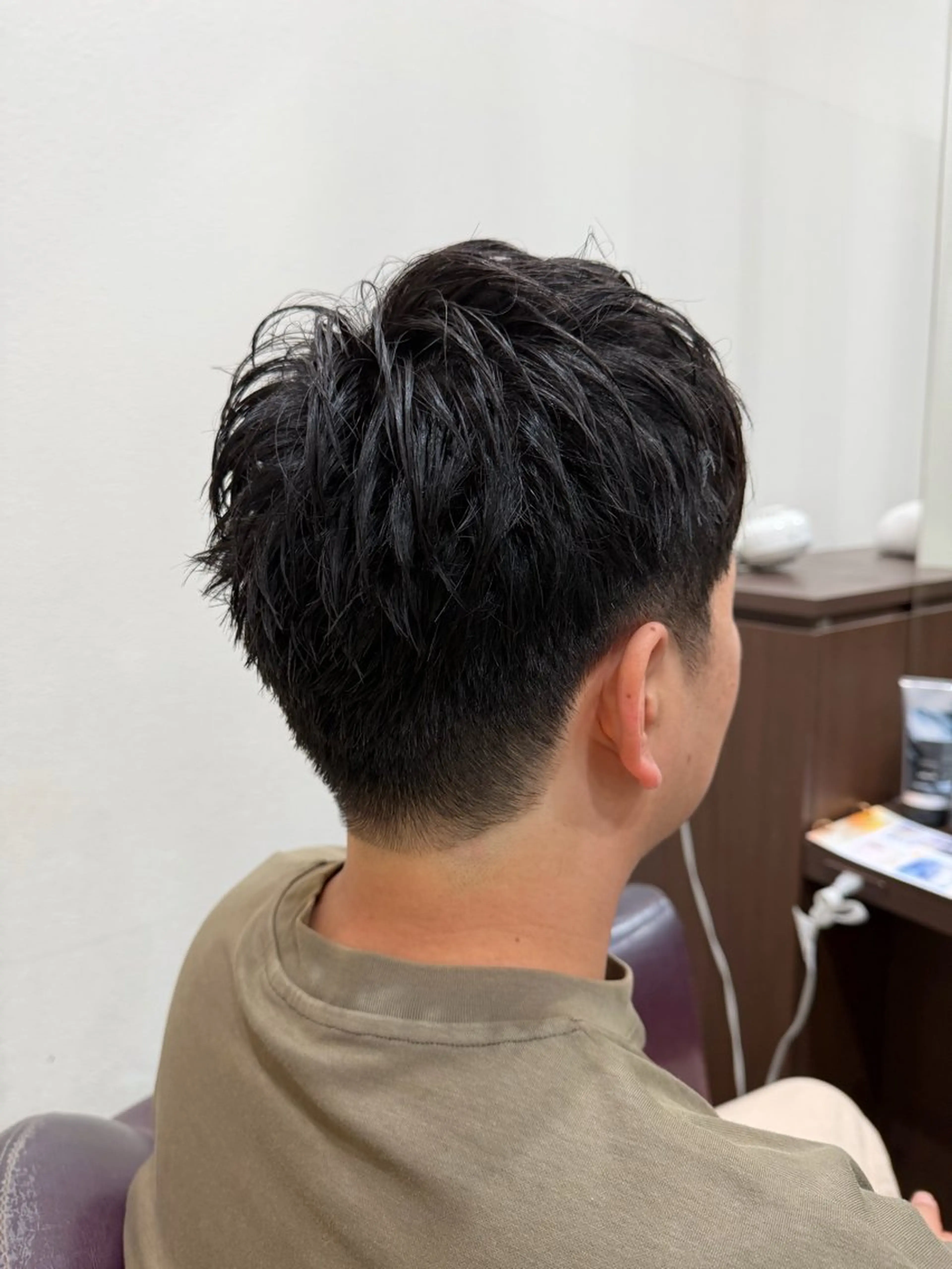 メンズ 刈り上げ カット 仲井 充のヘアスタイル