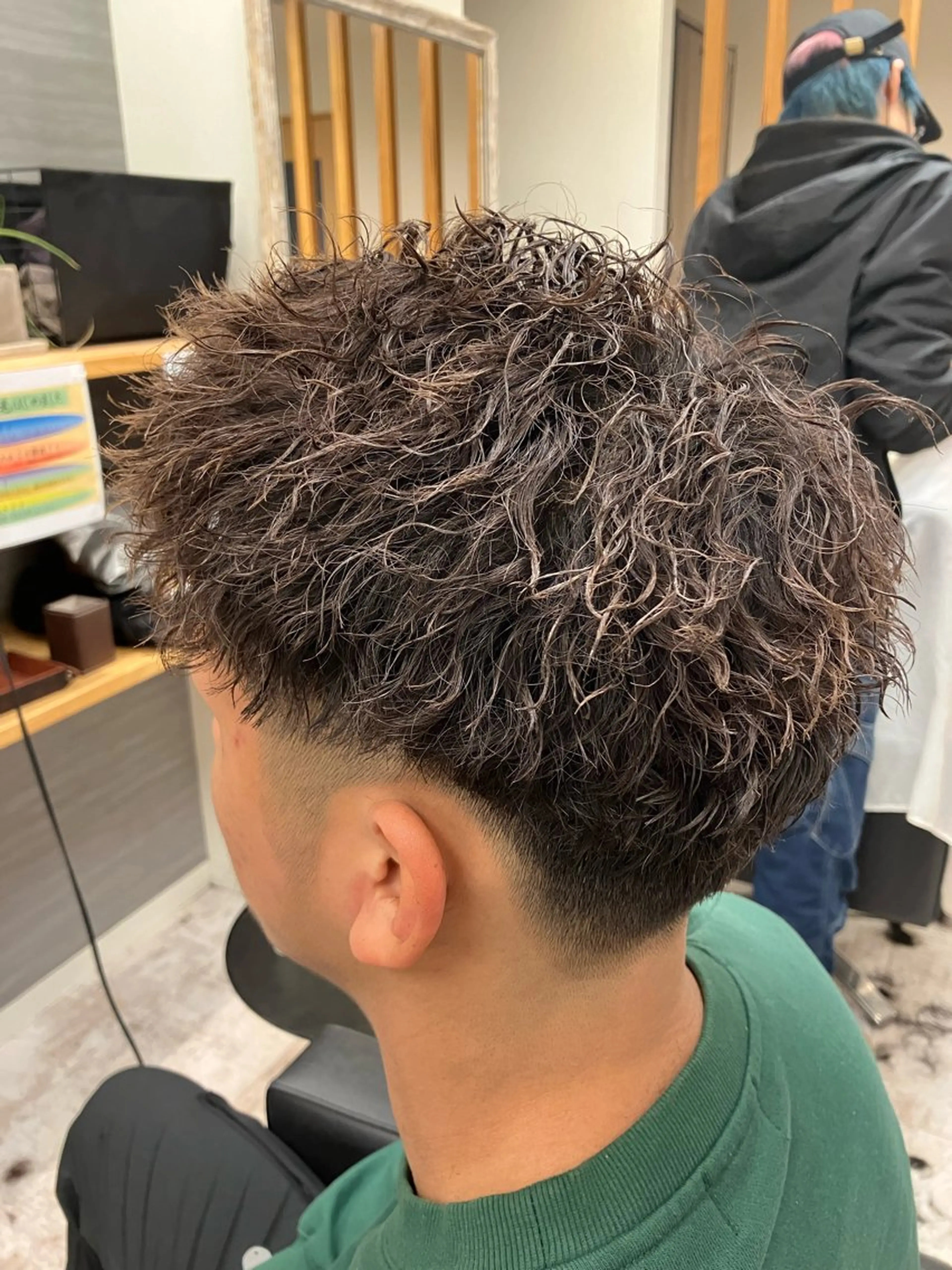 パーマ メンズ カット パーマ メンズ特化/パーマ/ フェードWATARUのヘアスタイル