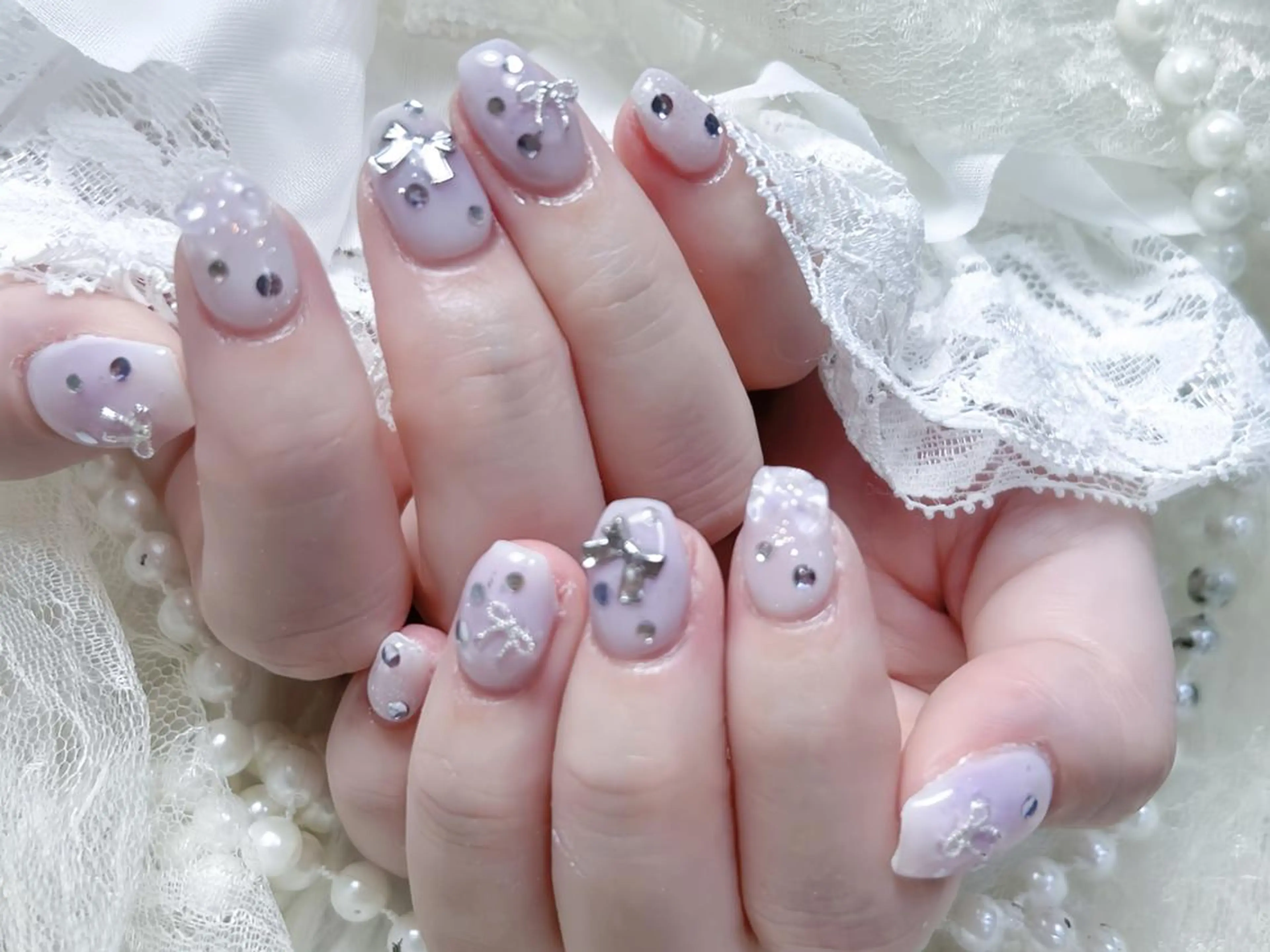 ネイル 長さ出し キラキラネイル 韓国ネイル マグネットネイル マットネイル 🐾みき 🧸のネイルデザイン