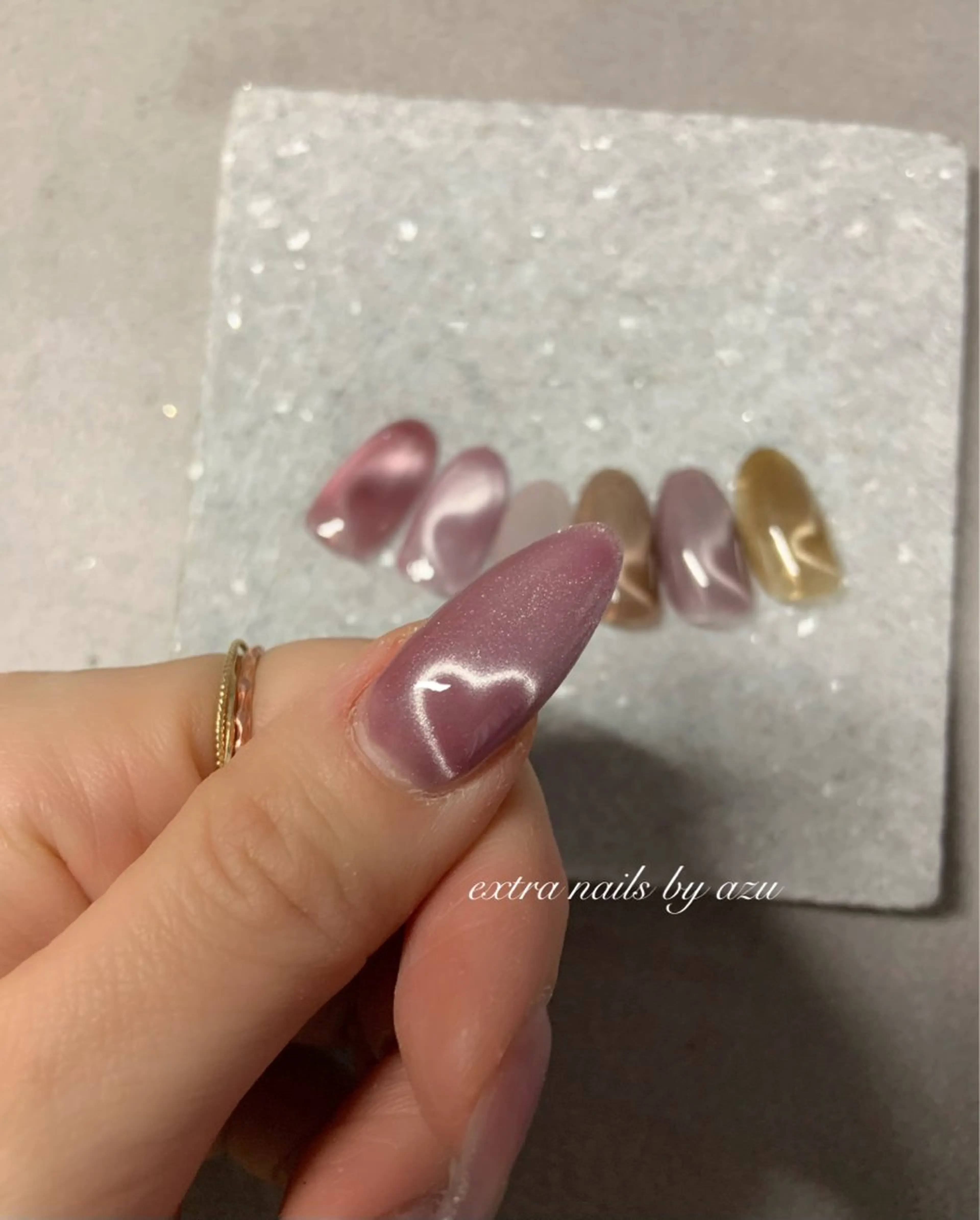 ネイル マグネットネイル ハンドネイル extranails ／lemellaのネイルデザイン