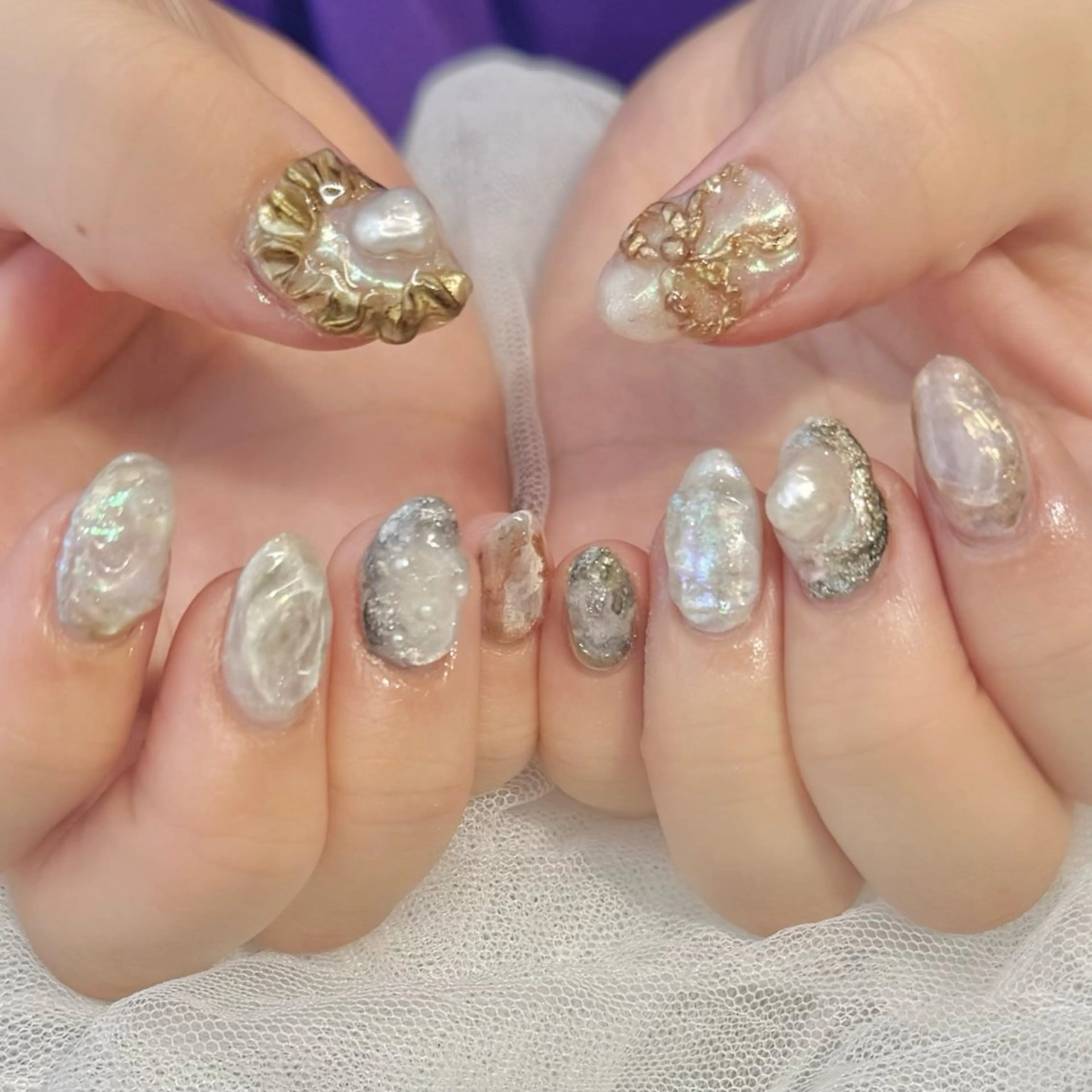 ネイル ハンドネイル 新井 ひなののネイルデザイン