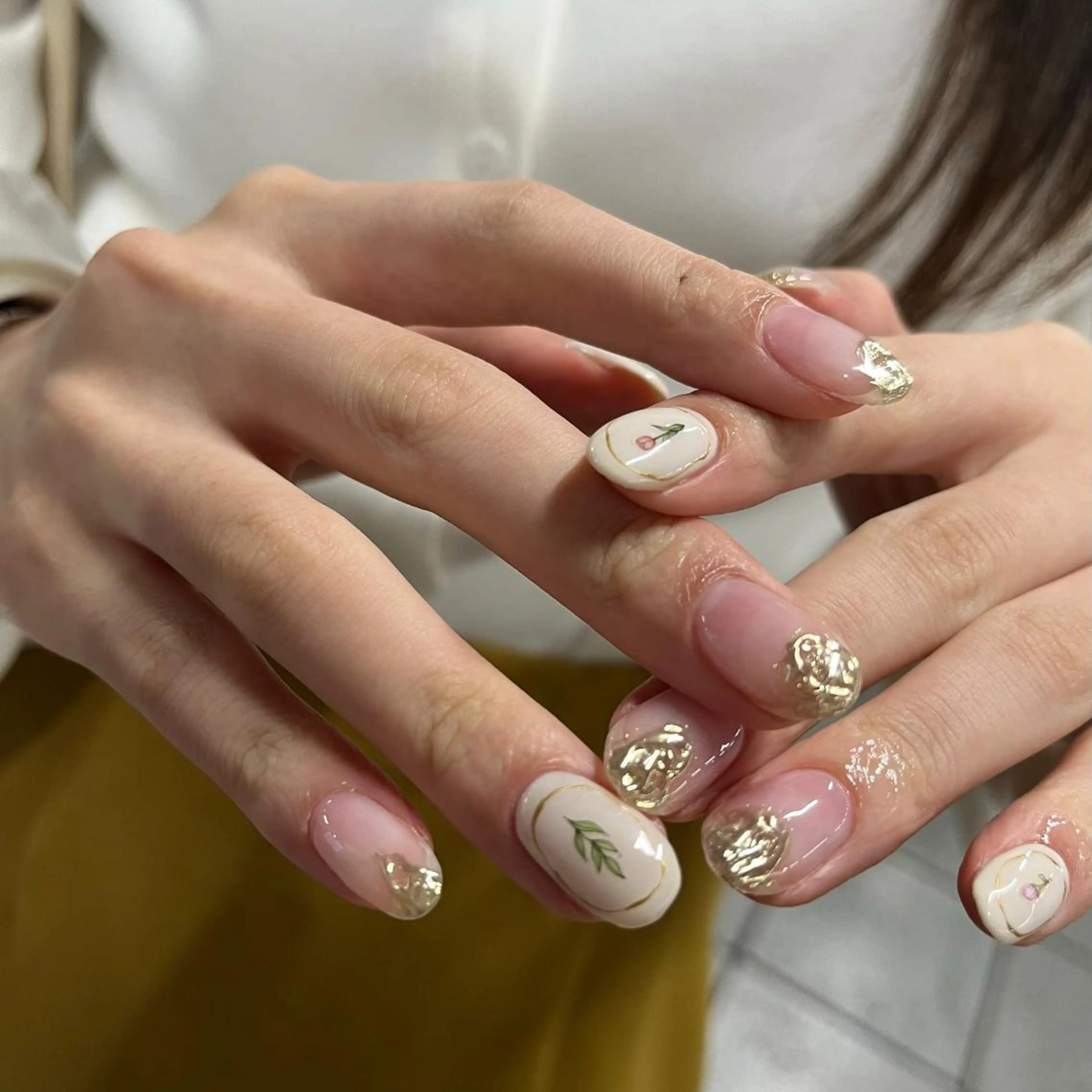 ネイル フラワーネイル ミラーネイル ハンドネイル MARU NAIL mizukiのその他イメージ