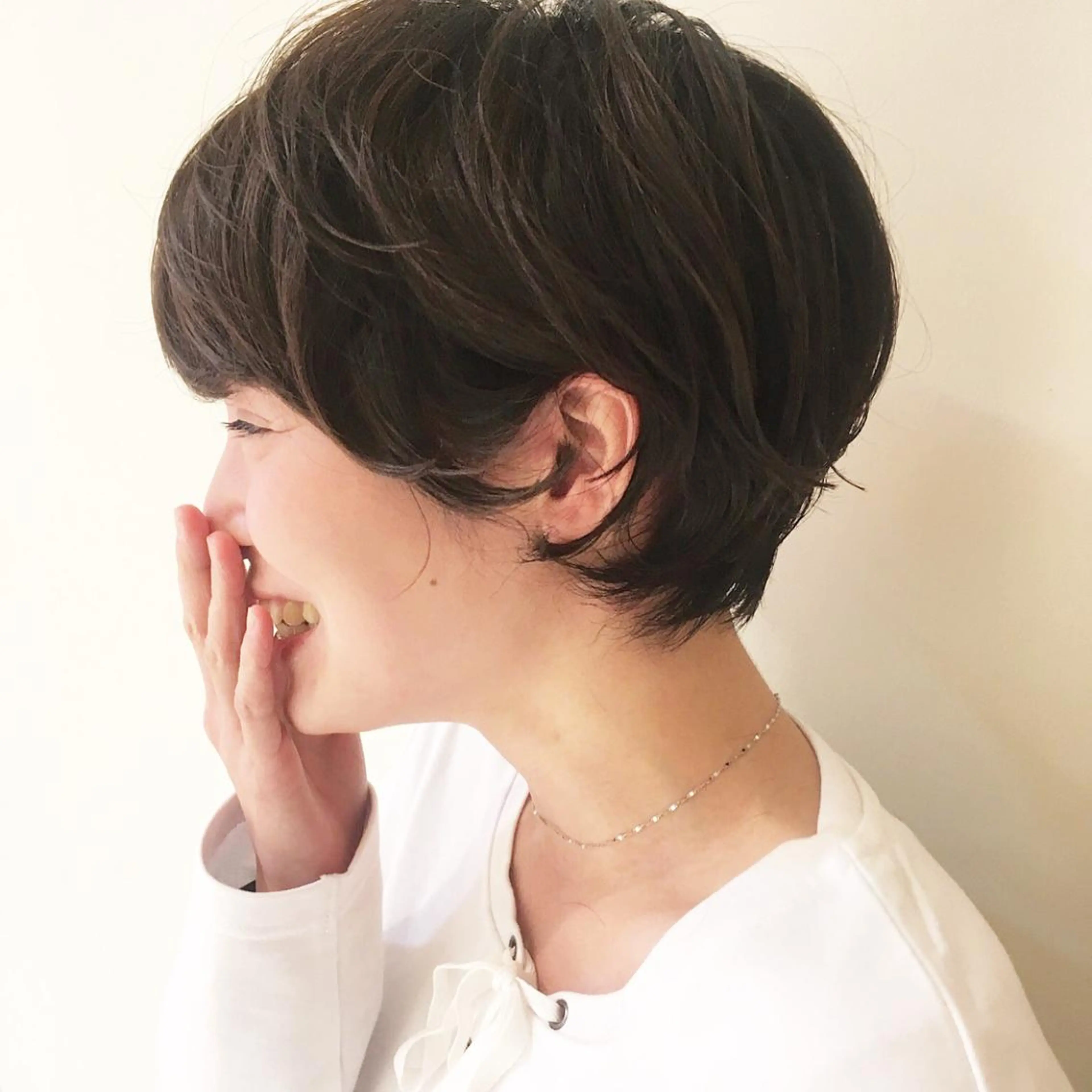 ショート パーマ セルフホワイトニング Ines渡辺リエのその他イメージ