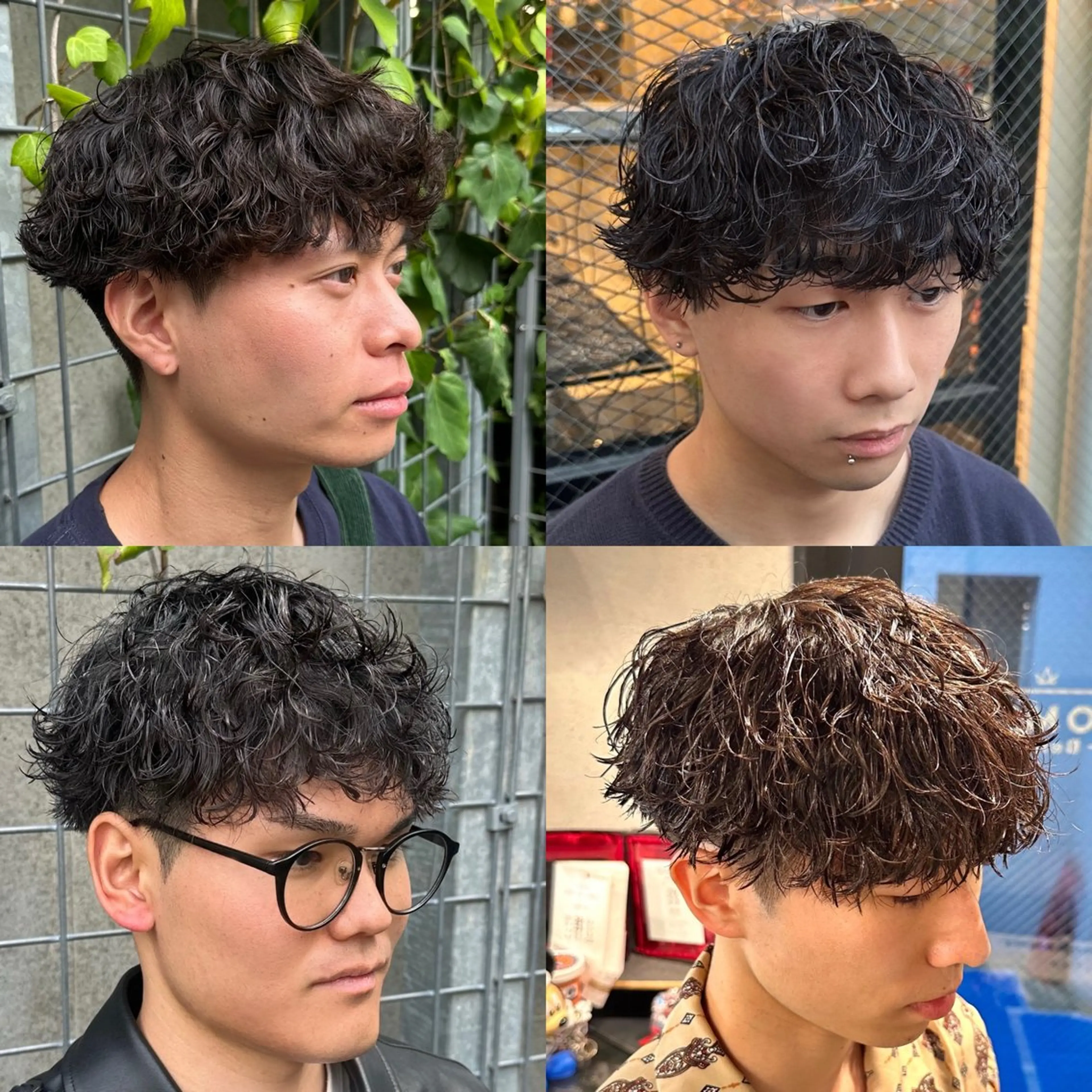 ショート パーマ メンズ メンズパーマ 波巻きパーマ ツイスパ/メンズ パーマ/歩夢のヘアスタイル