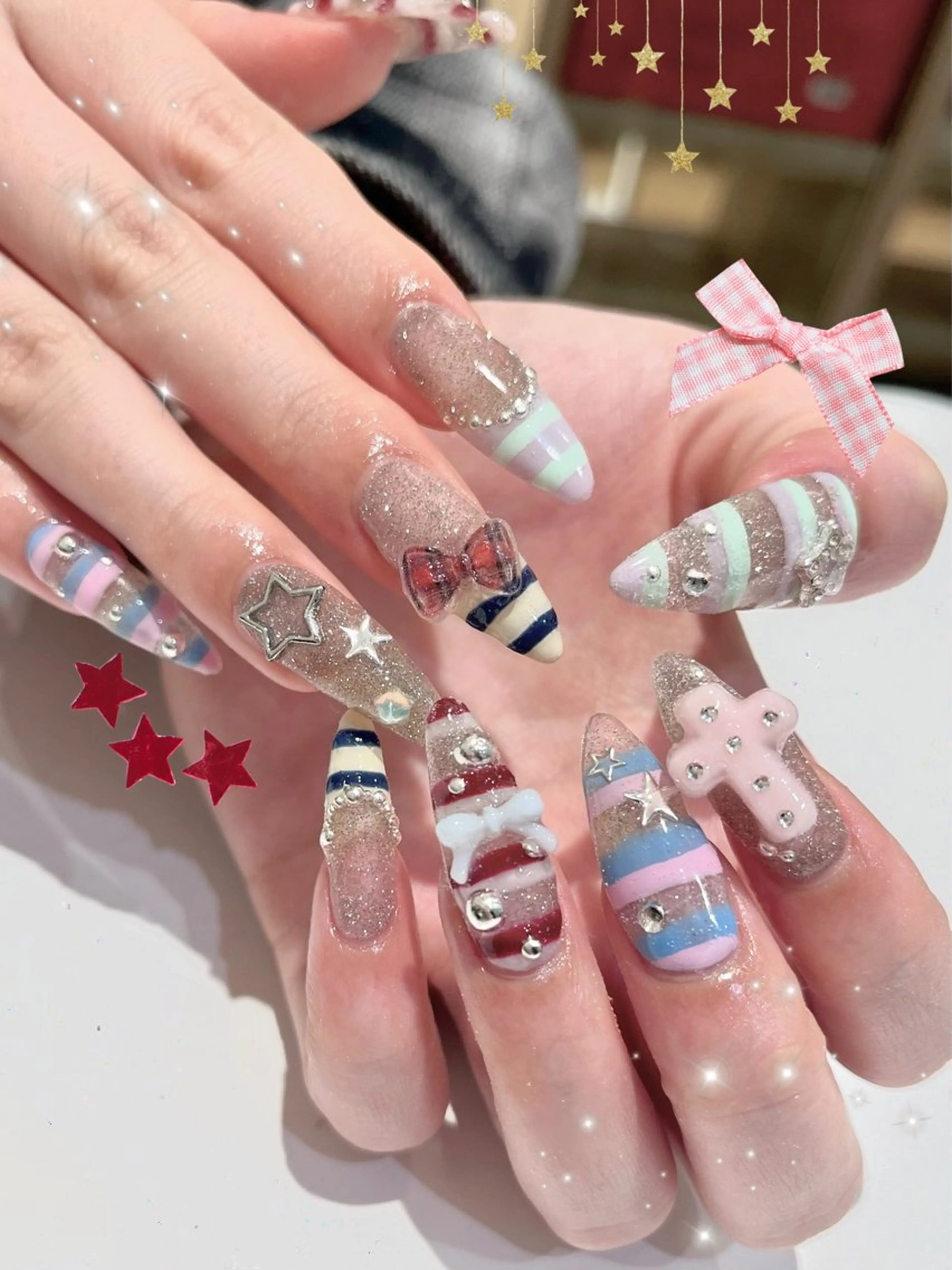 ネイル ハンドネイル yua ⋆. 𐙚 ˚のネイルデザイン