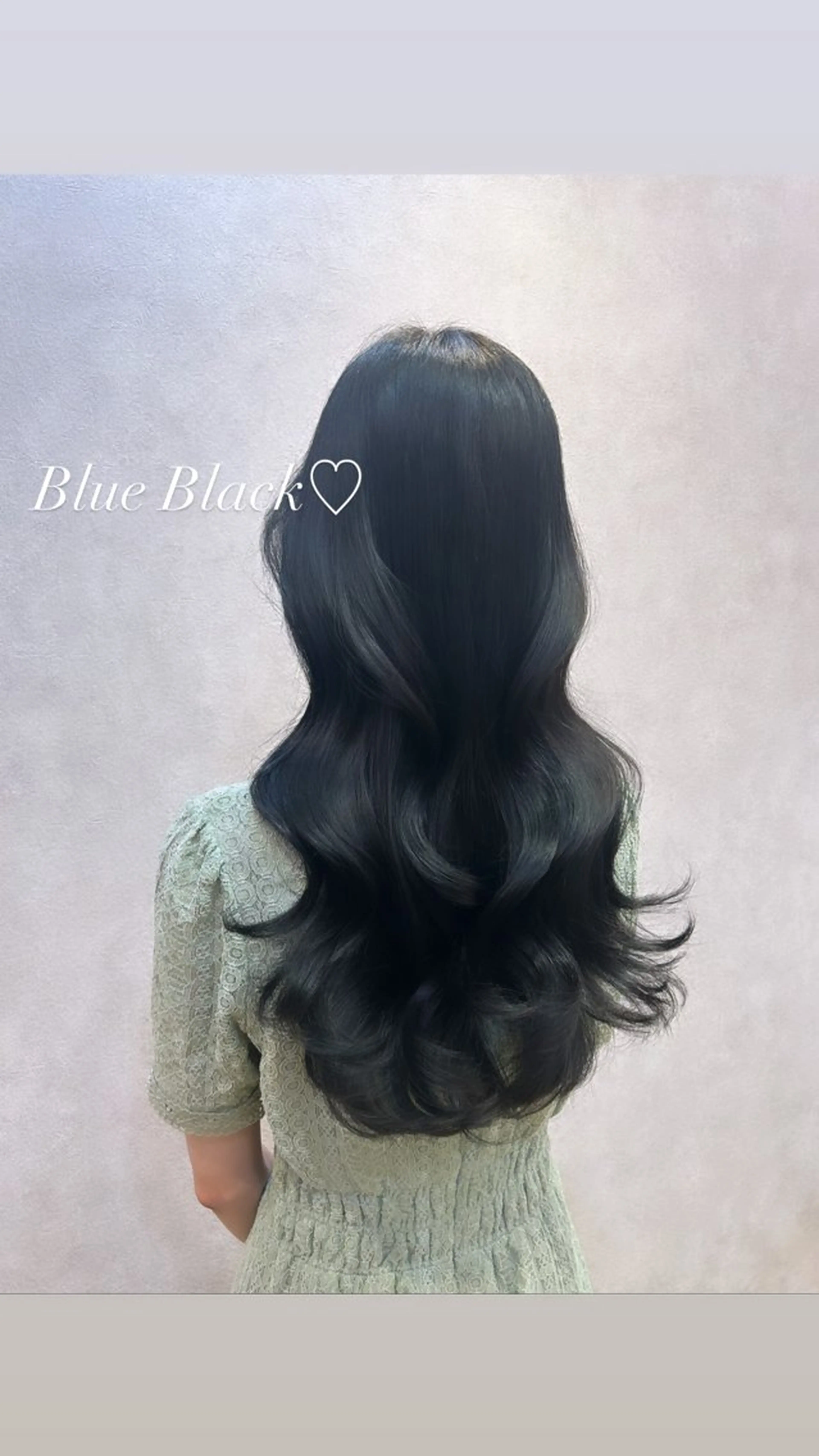 ロング カラー ヘアアレンジ アッシュ ブルーカラー ブルーアッシュ 韓国風ヘア レイヤーカット ヘアカラー トリートメント SALOWIN銀座一丁目suite店所属・🩷韓国ヘア/ヨシン モリ🩷Maikaのヘアスタイル