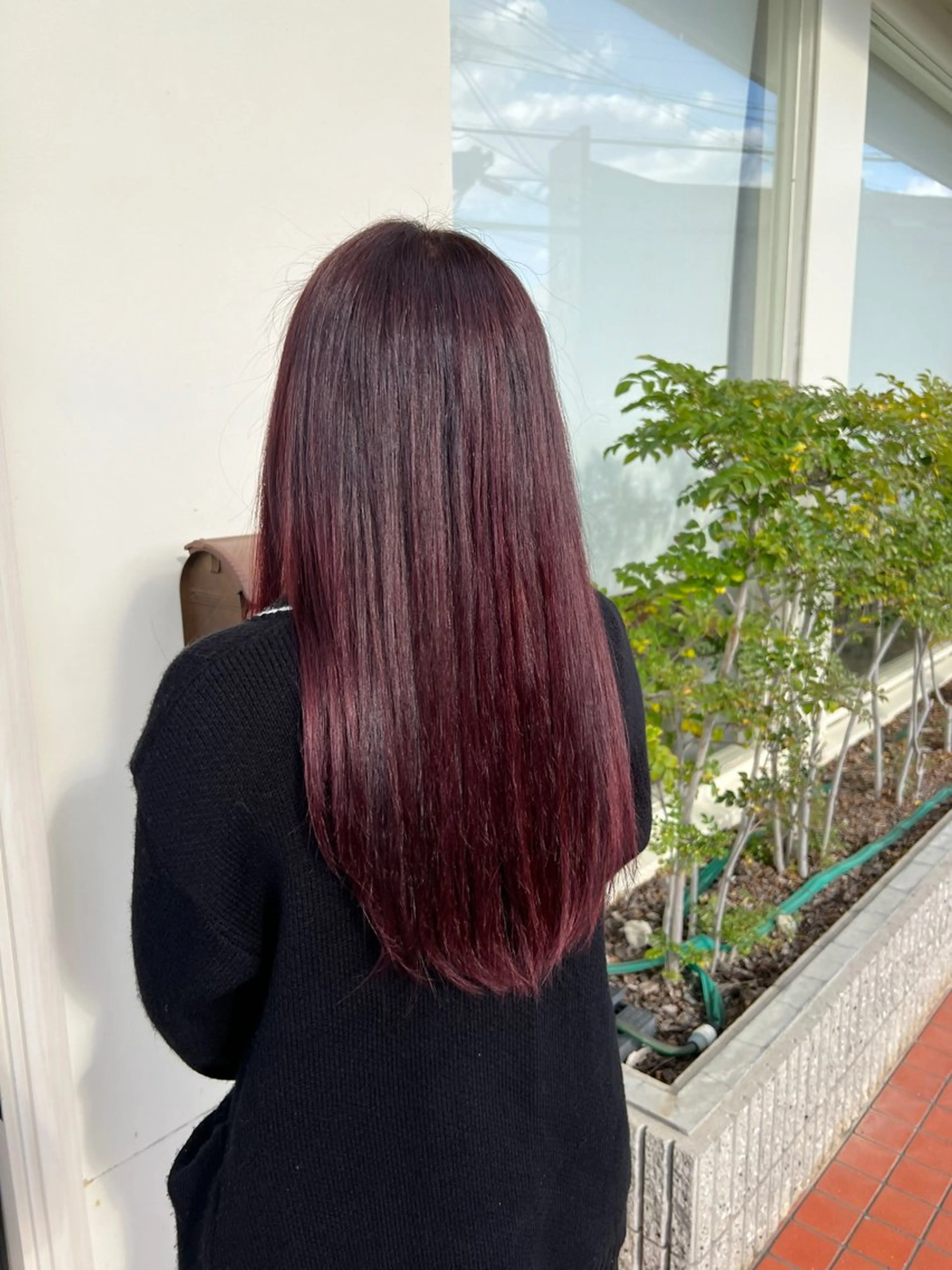 ロング ヘアカラー トリートメント YURINO /ボブ ベージュ/ハイトーンのヘアスタイル