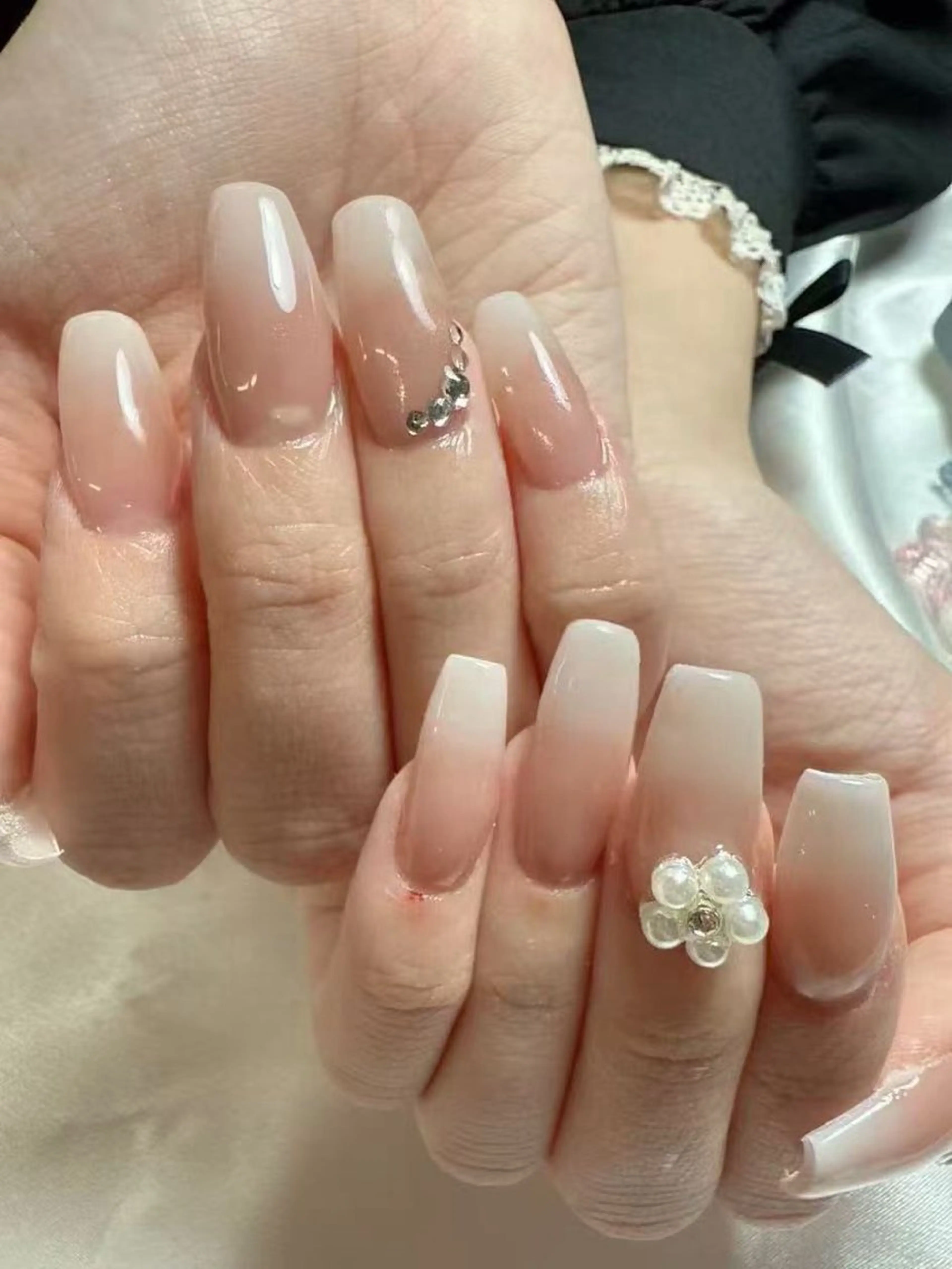 ネイル グラデーション ワンカラーネイル ルラワンネイル エンのネイルデザイン