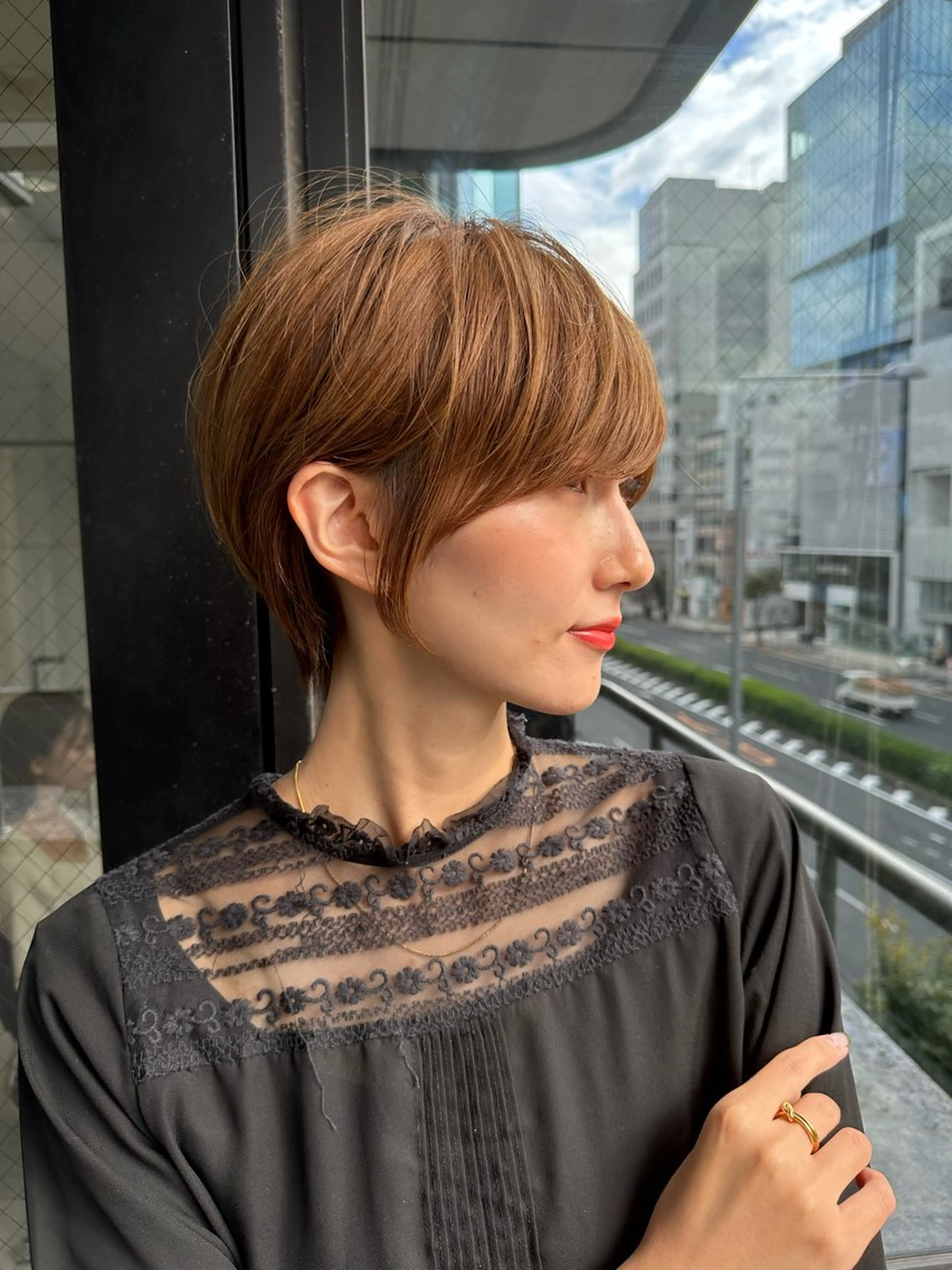 ショート 前髪顔まわりカット 🌈中村海聖のヘアスタイル