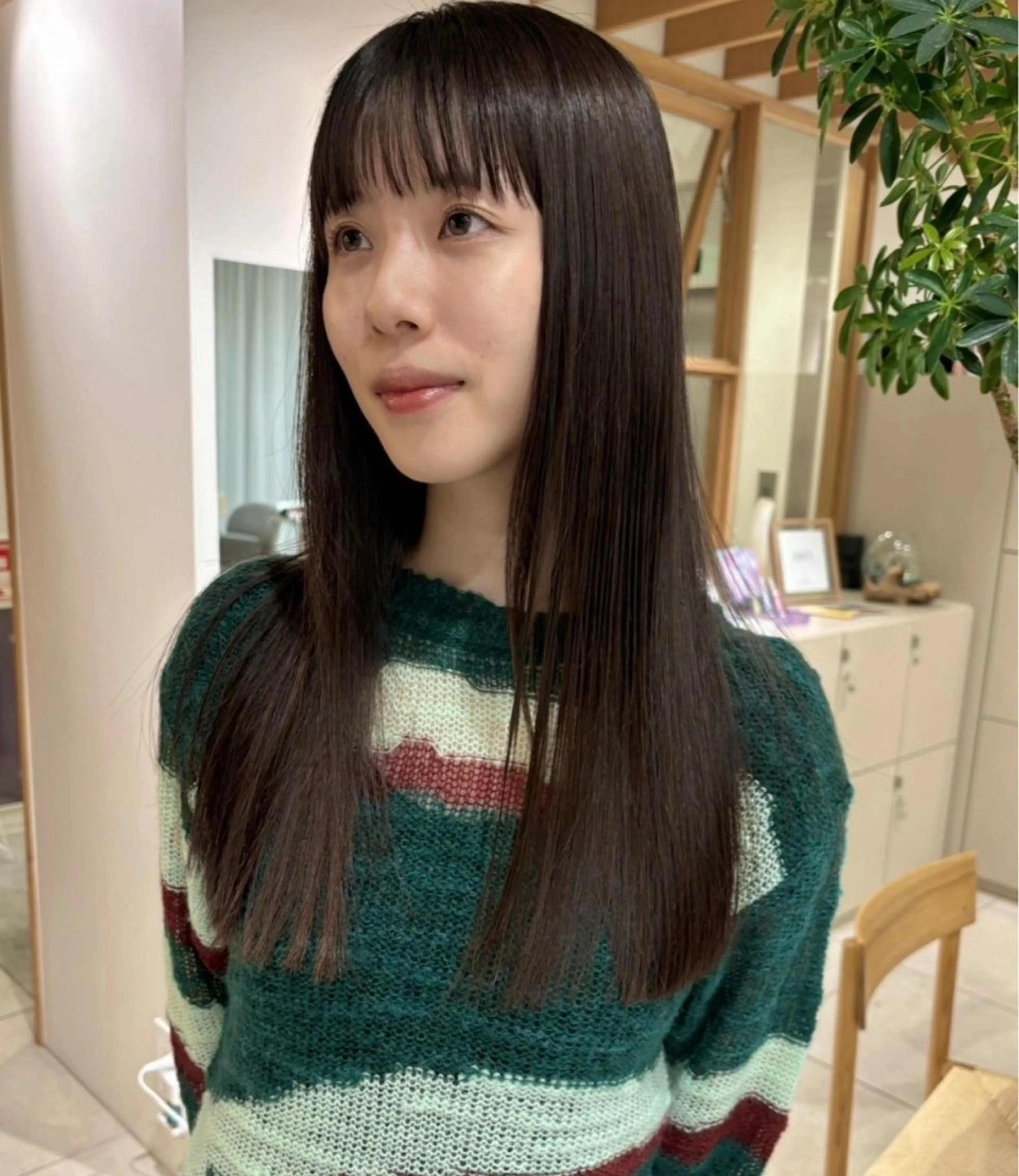 ロング カット アイブロウリフト/ 美髪/maho🌸のヘアスタイル