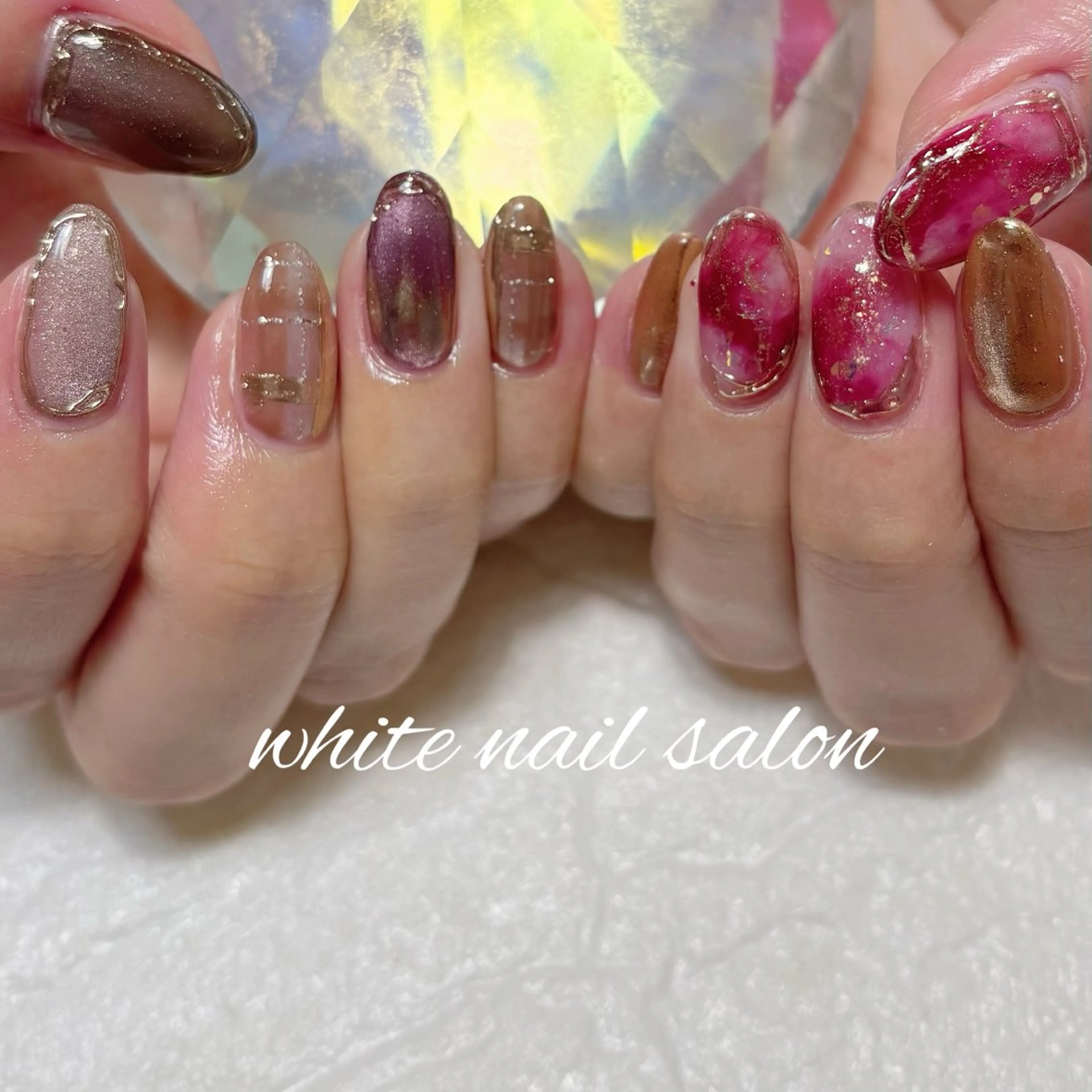 ネイル フットネイル 持ち込み ホワイト ハンドネイル white nail salonのネイルデザイン