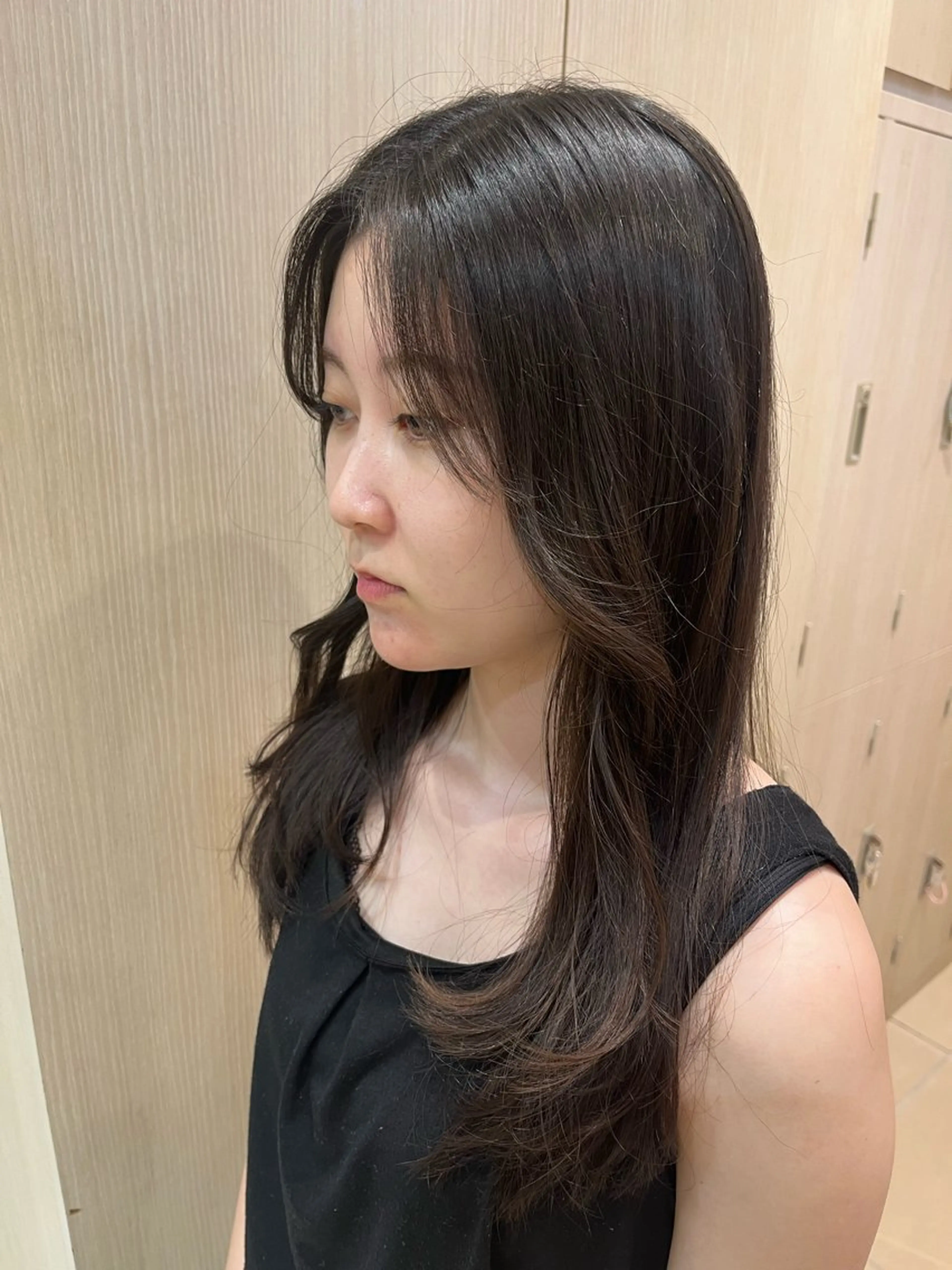 ミディアム 顔周りカット レイヤーカット 森野美咲🇰🇷 レイヤー/顔周りのヘアスタイル