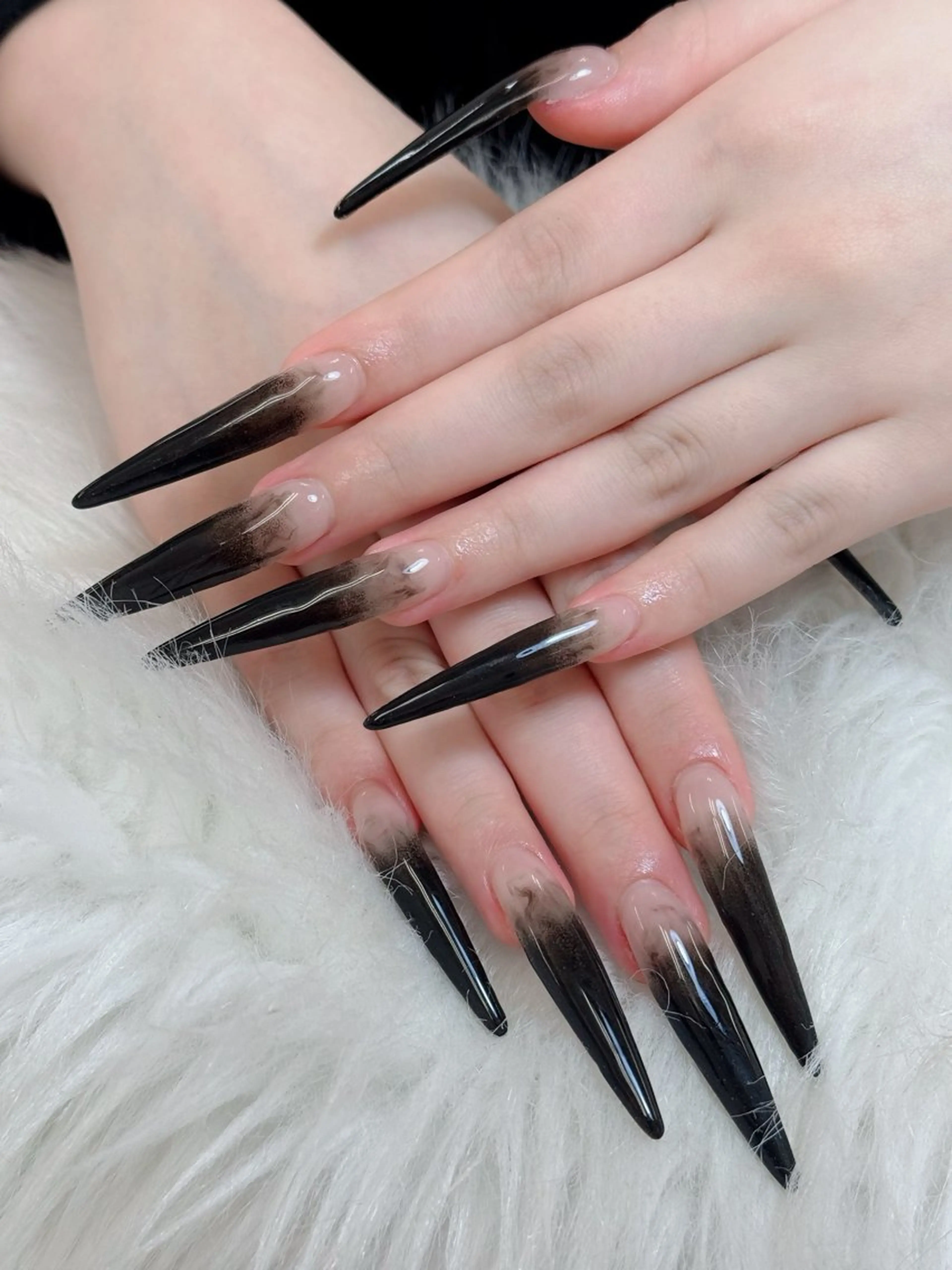 ネイル オーロラネイル チークネイル フットネイル フレンチネイル 韓国ネイル Lumi Shinokuboのネイルデザイン