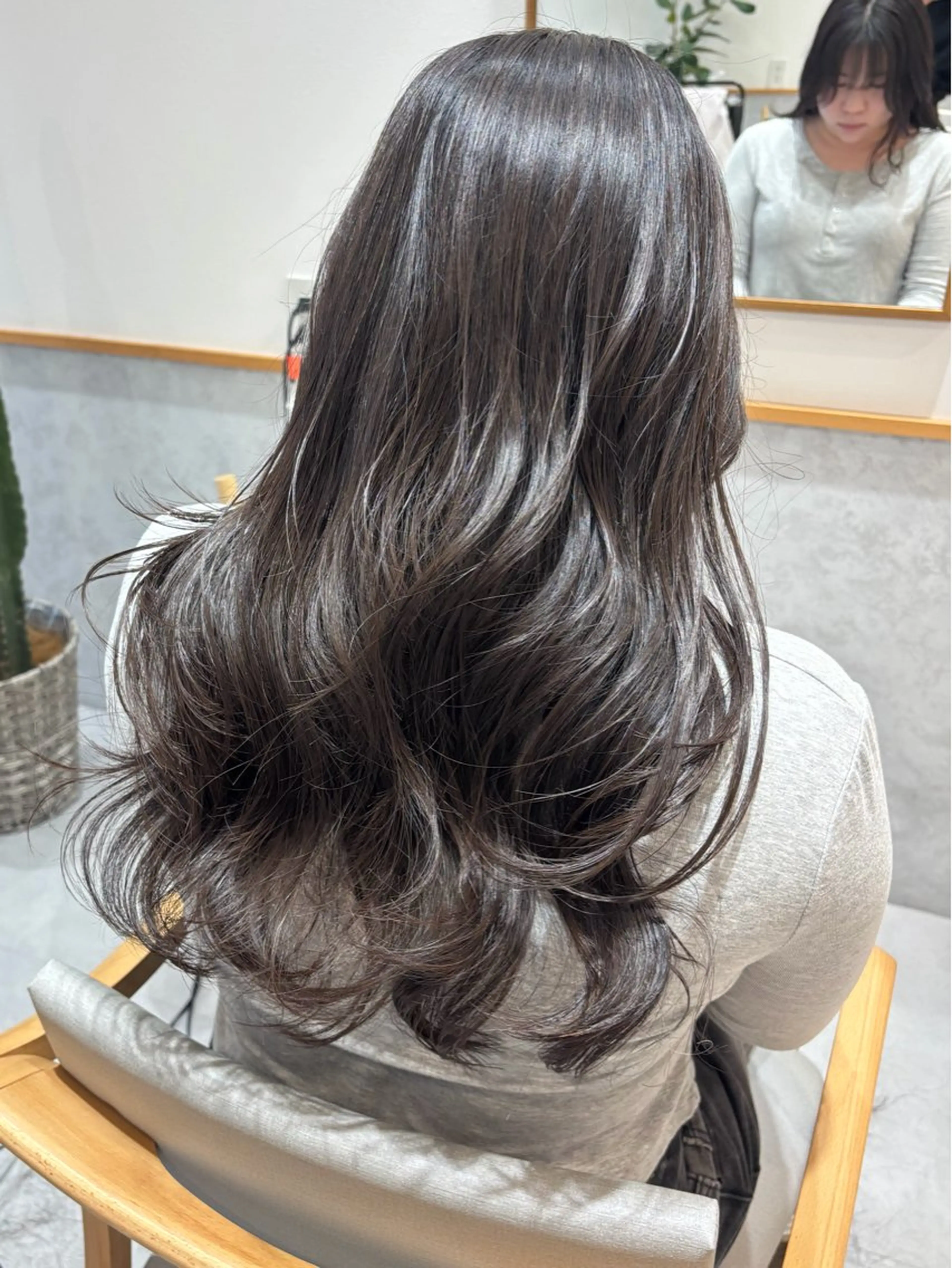 ロング カラー 透明感カラー ヘアカラー misaki🦄 lange hairのヘアスタイル