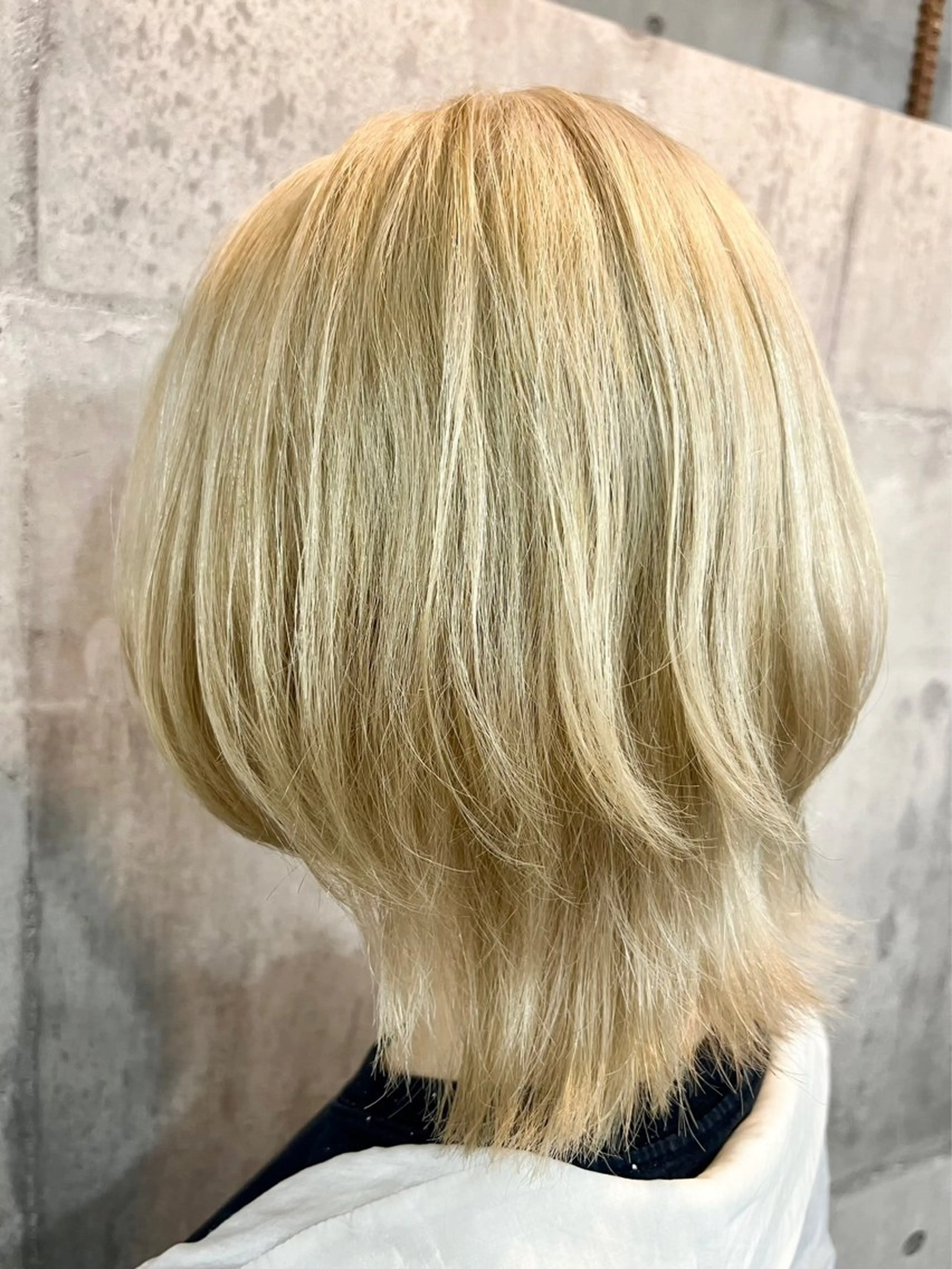 ショート ヘアカラー トリートメント 興津/韓国レイヤー ダブルカラー美髪縮毛のヘアスタイル