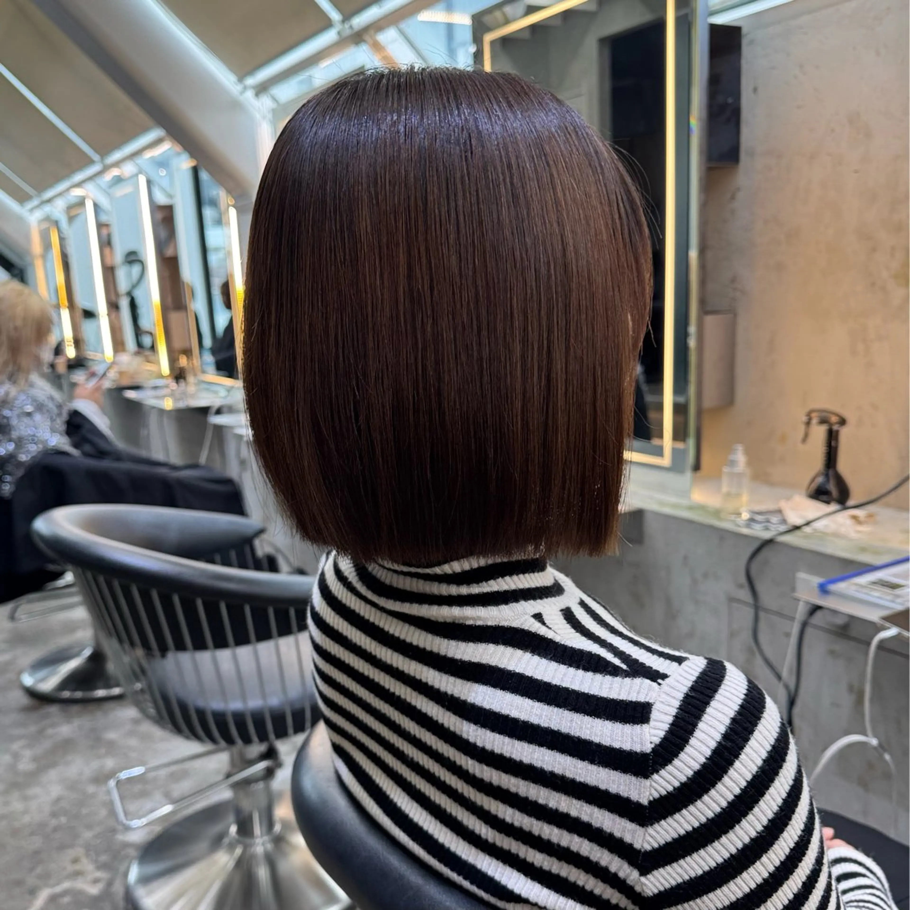 ショート カラー 透明感カラー 髪質改善 縮毛矯正 カット 縮毛矯正 トリートメント 韓国レイヤー/髪質 改善🎀ちなみのヘアスタイル