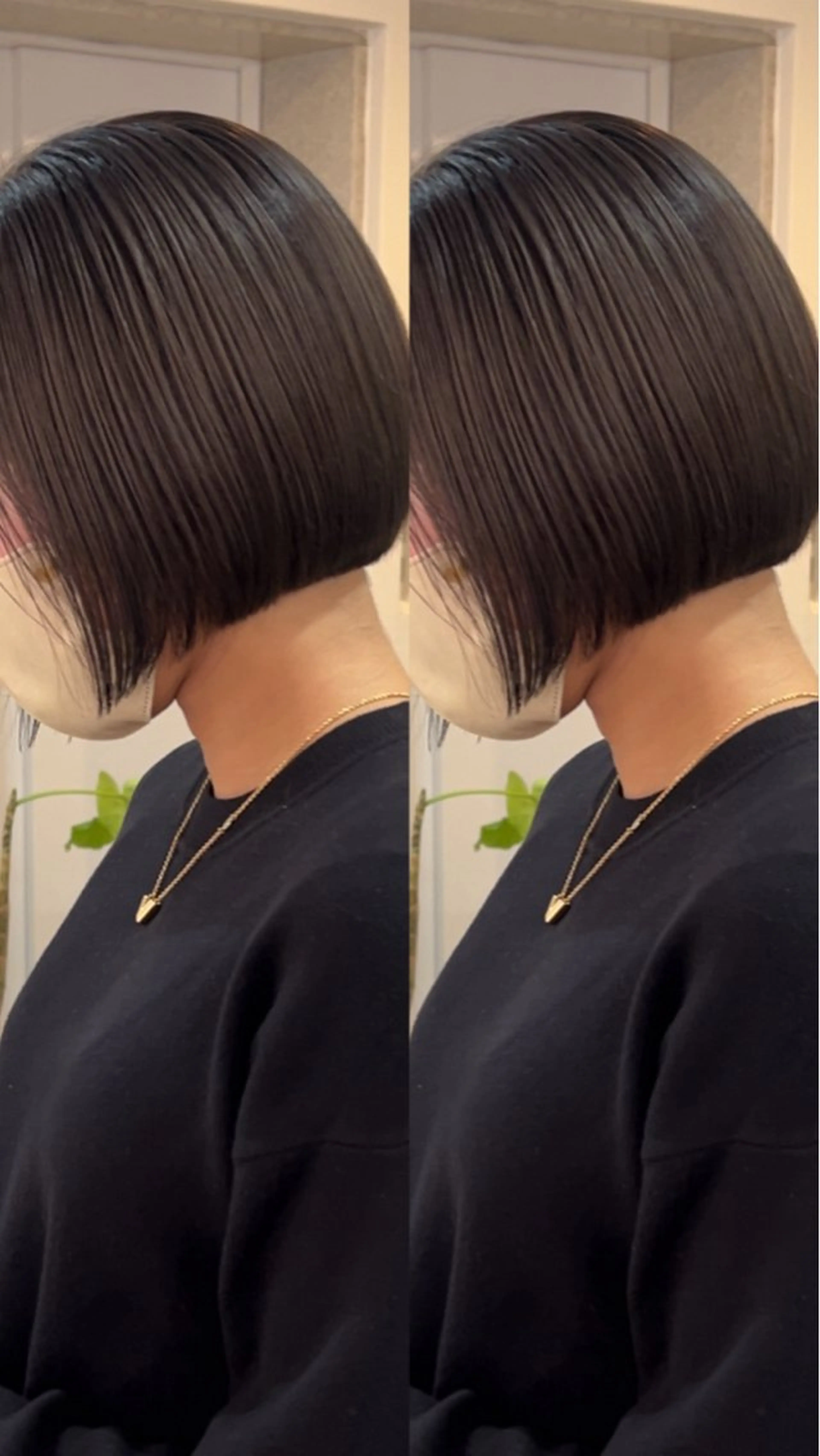 カラー 透明感カラー グレージュ なんば🍓 似合わせカラー🐬のヘアスタイル