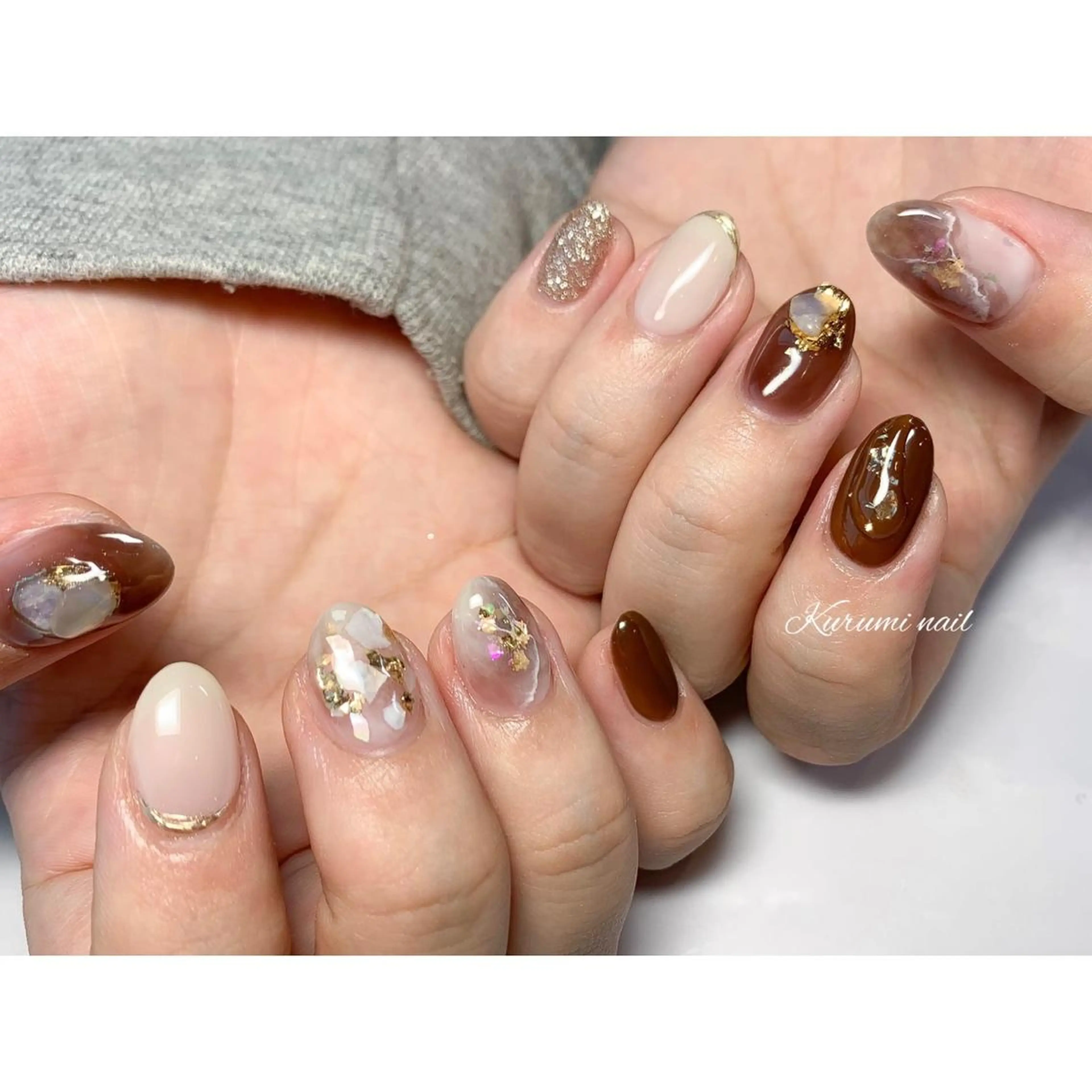 ネイル ハンドネイル Maison noyerのネイルデザイン