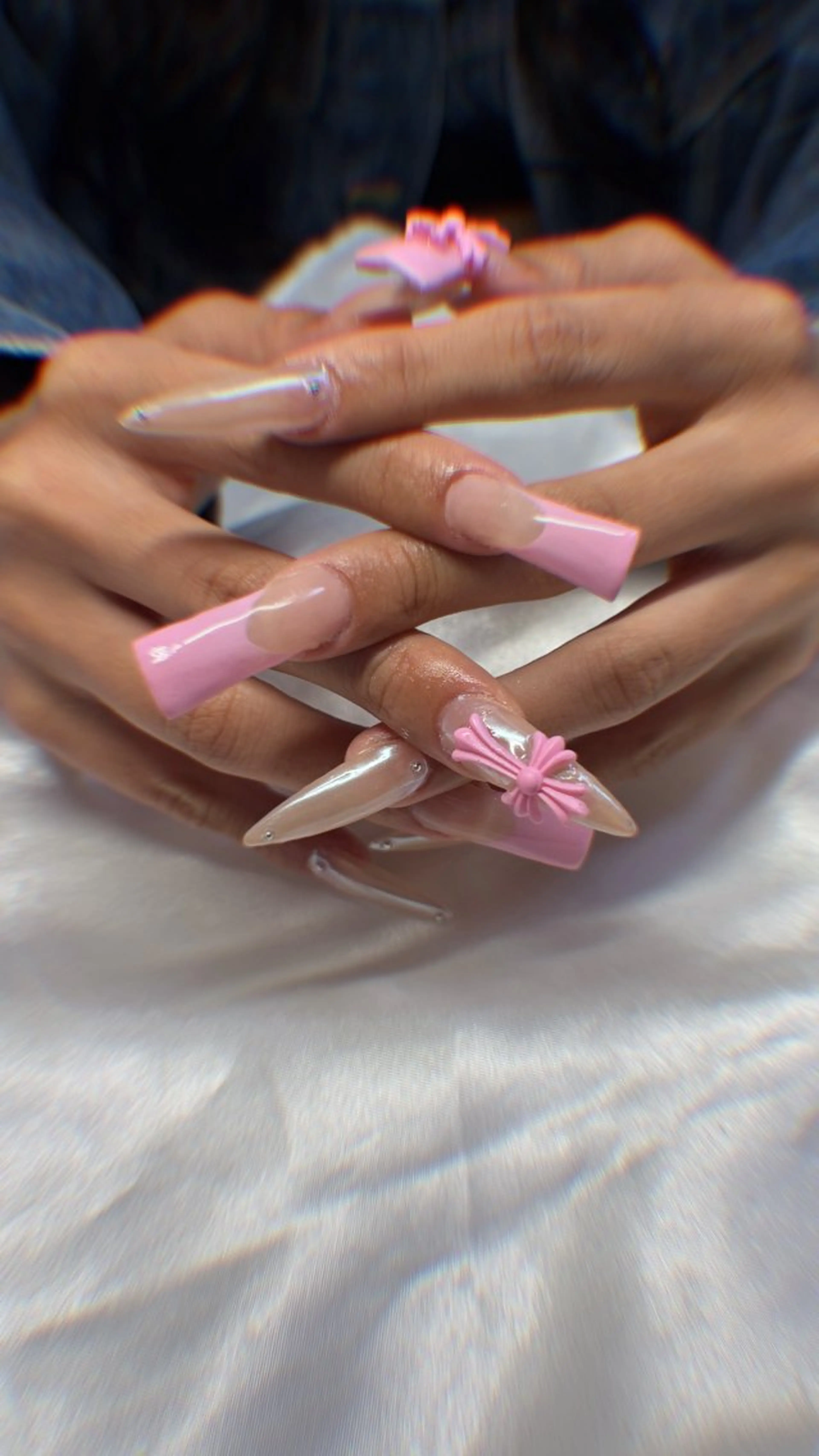 ネイル フレンチネイル ハンドネイル MOMOKA Mネイルbranchのネイルデザイン
