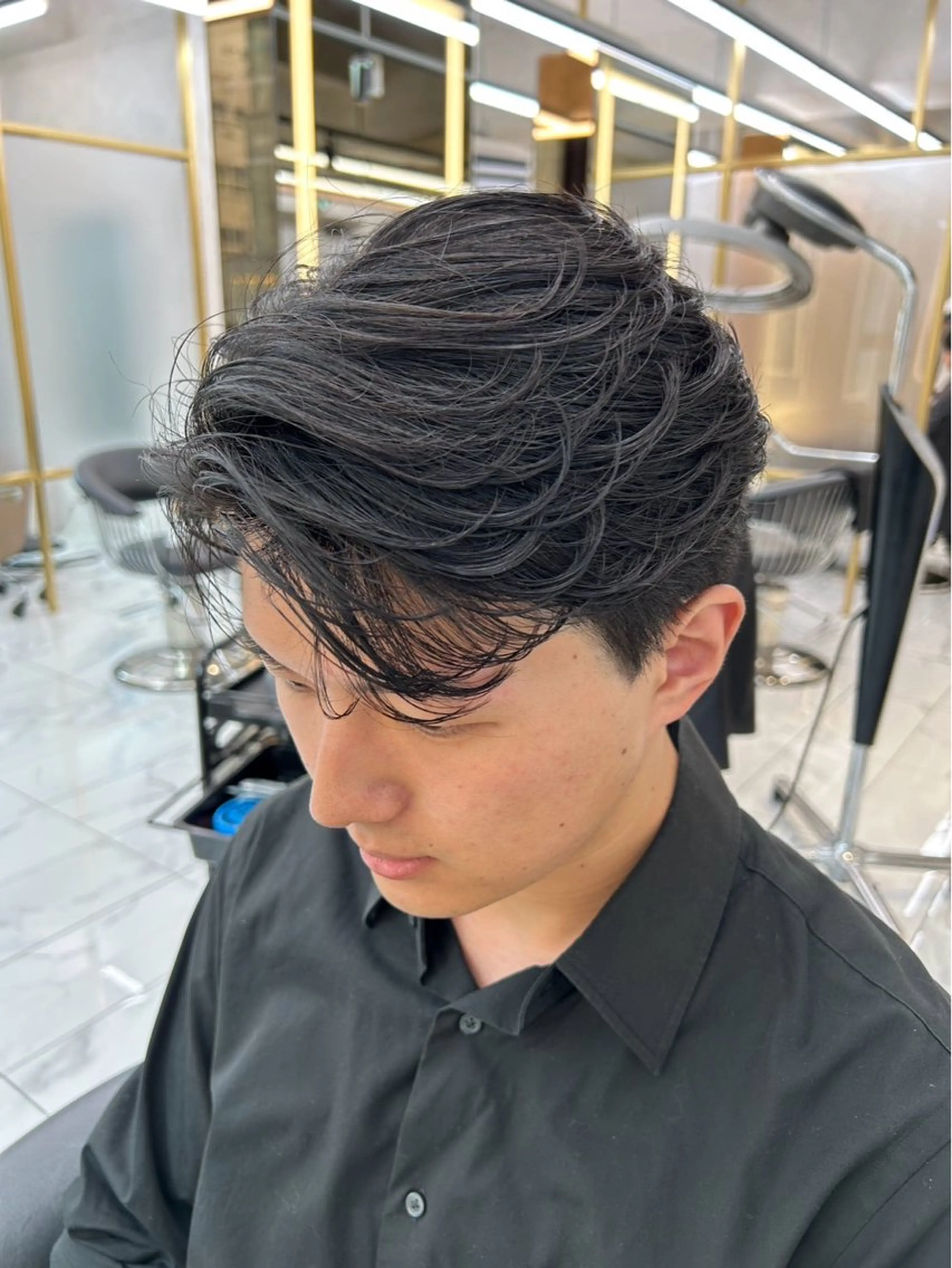 ショート パーマ メンズ メンズパーマ tatsuya /フェザーパーマのヘアスタイル
