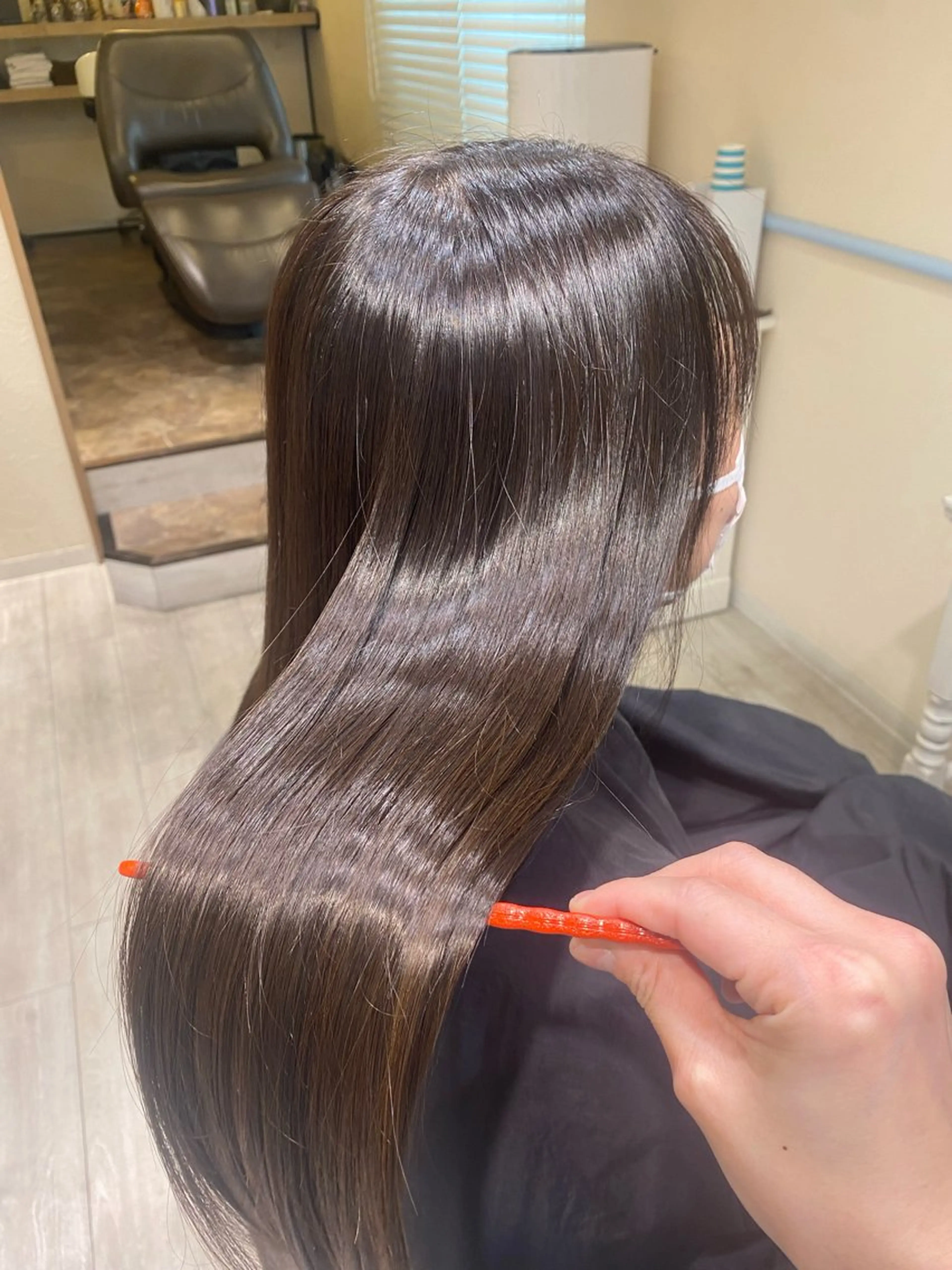 ロング カラー カット トリートメント メンズパーマ・ カット モリヤ🌺のヘアスタイル