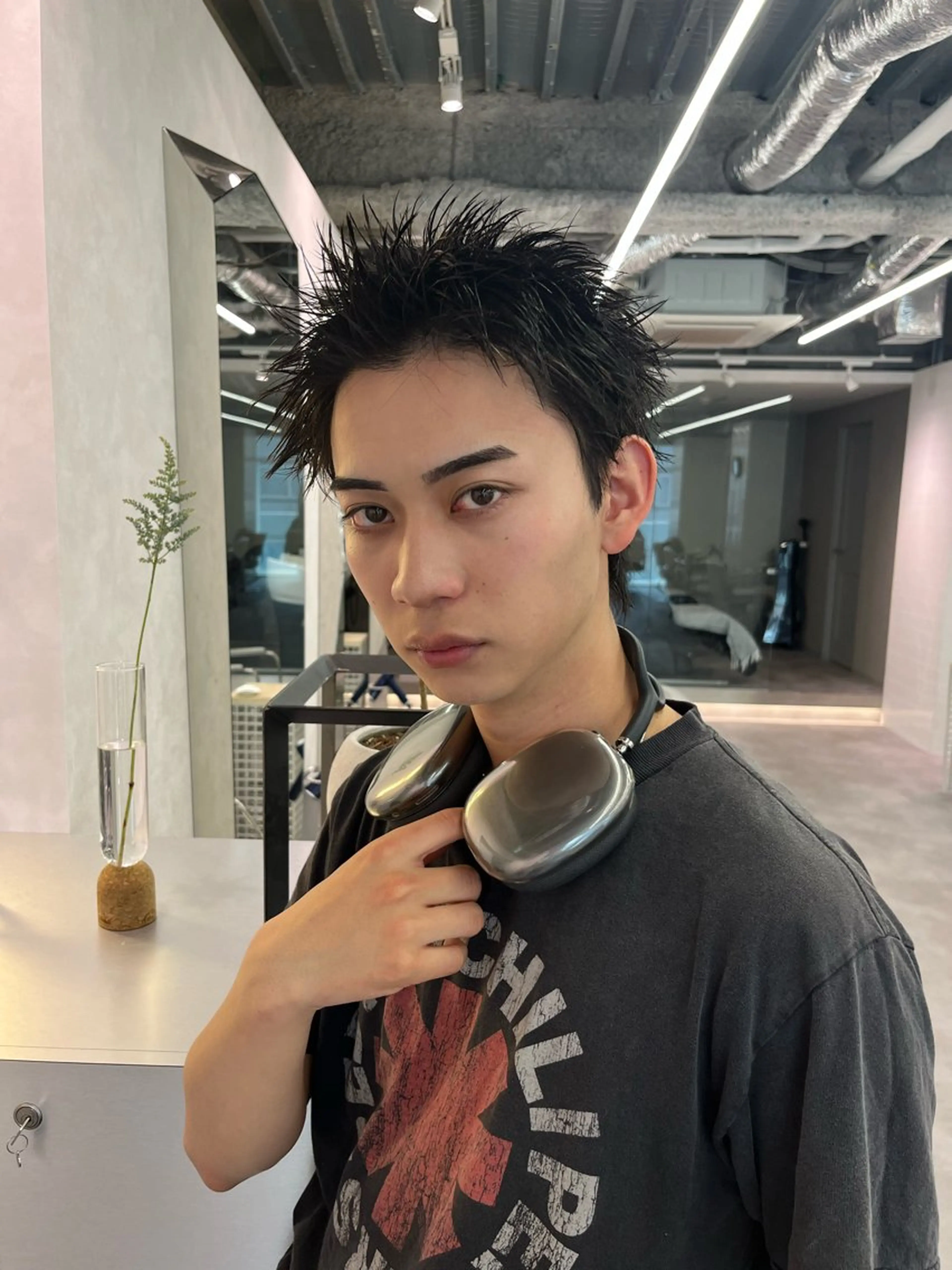 メンズ スパイキーショート カット メンズ特化美容師 水野友貴のヘアスタイル