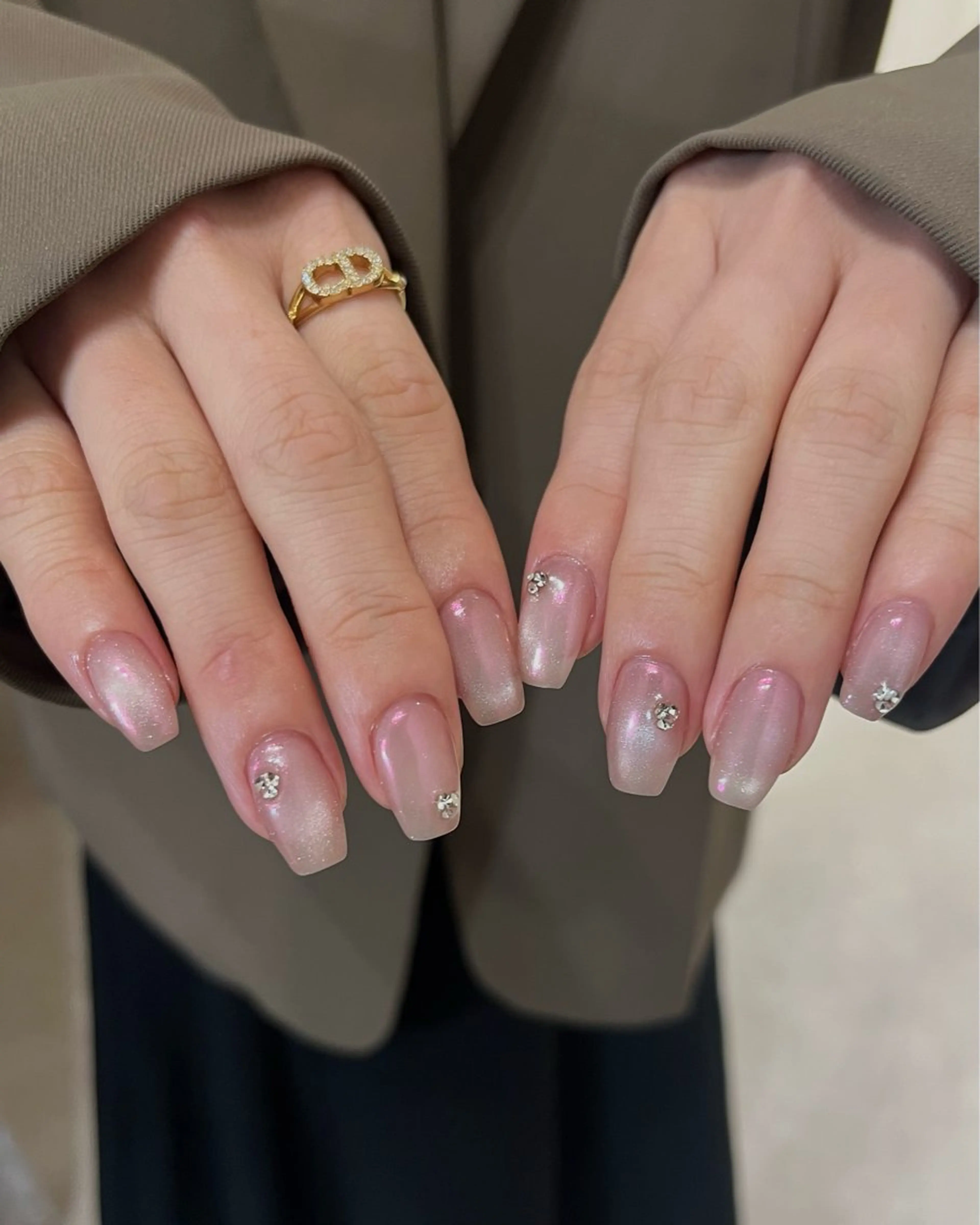 ネイル オーロラネイル マグネットネイル atelier moiのネイルデザイン