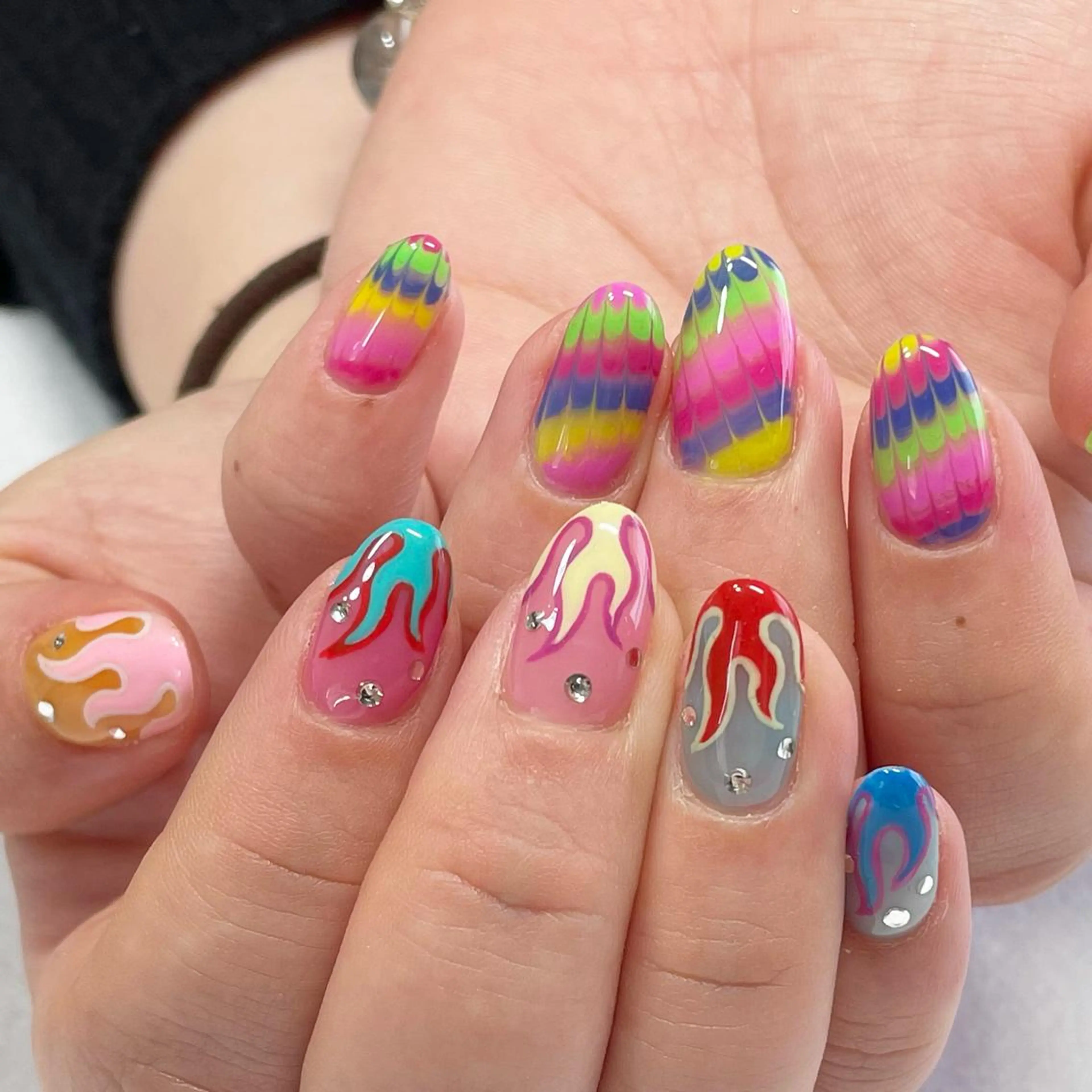 ネイル ジェルネイル 東 千夏のネイルデザイン