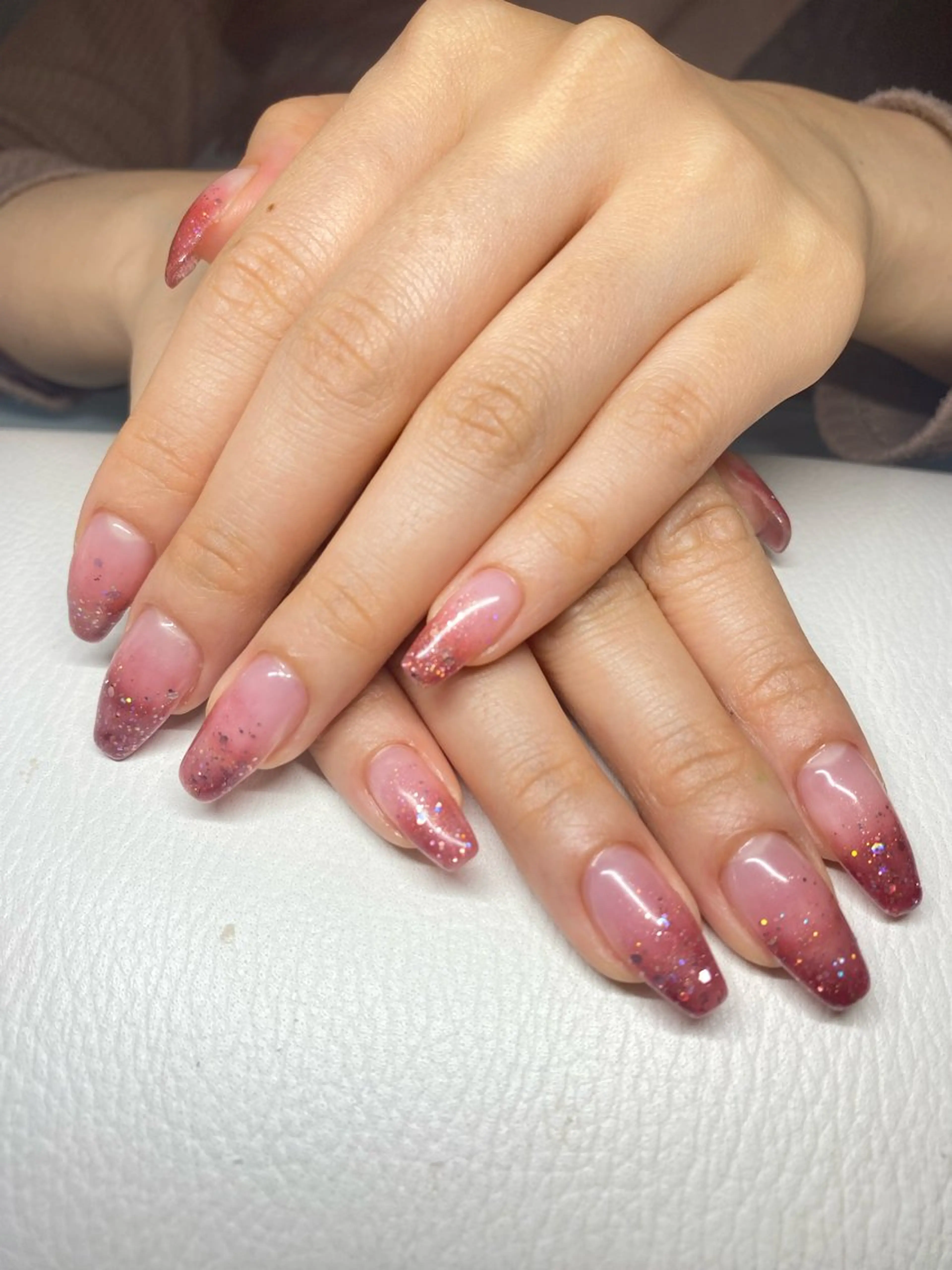ネイル ラメ(グリッター) ラメグラデーション Hi beauty 渋谷のネイルデザイン