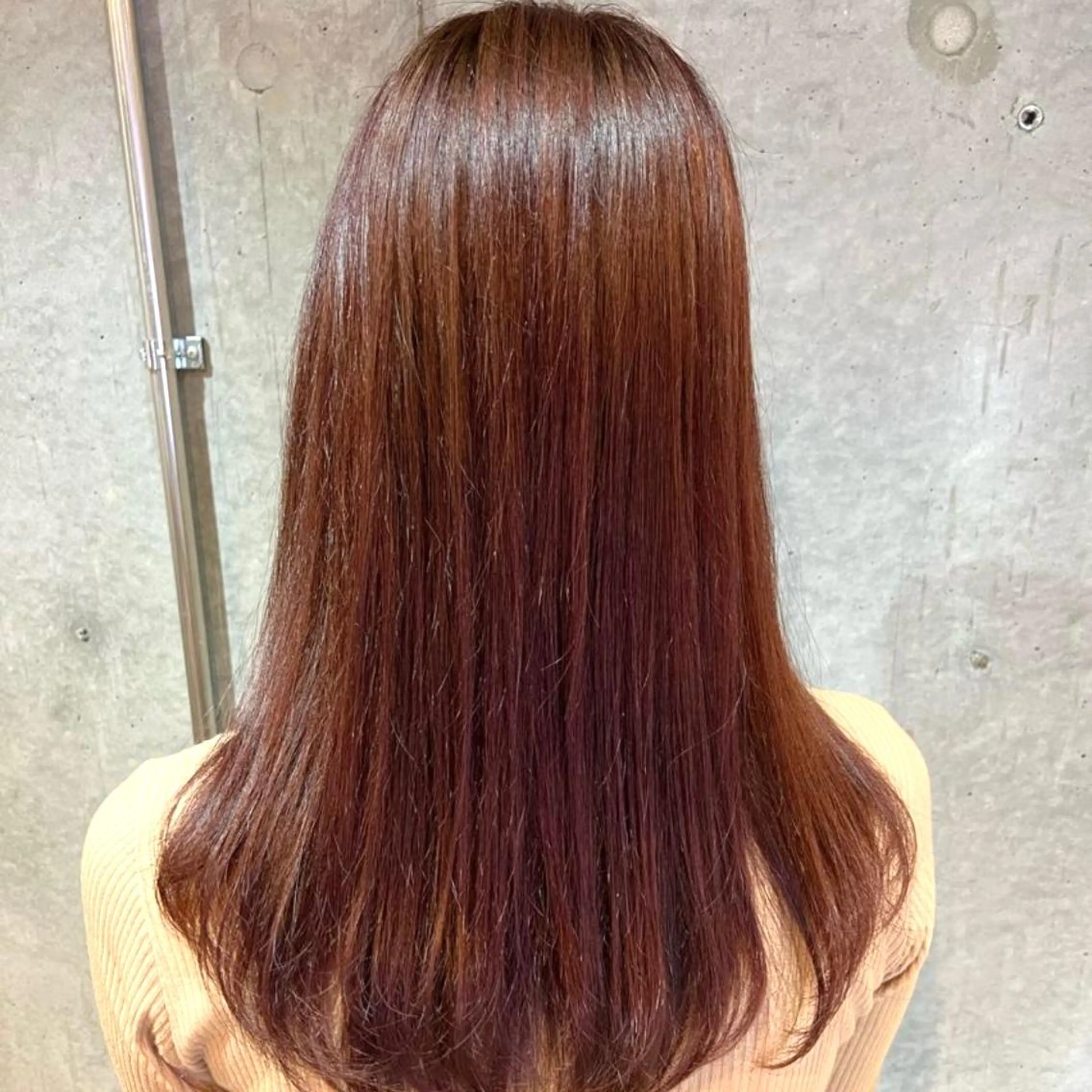 セミロング カラー ベージュカラー ブリーチ ピンクカラー ピンクベージュ blau✨ misatoのヘアスタイル